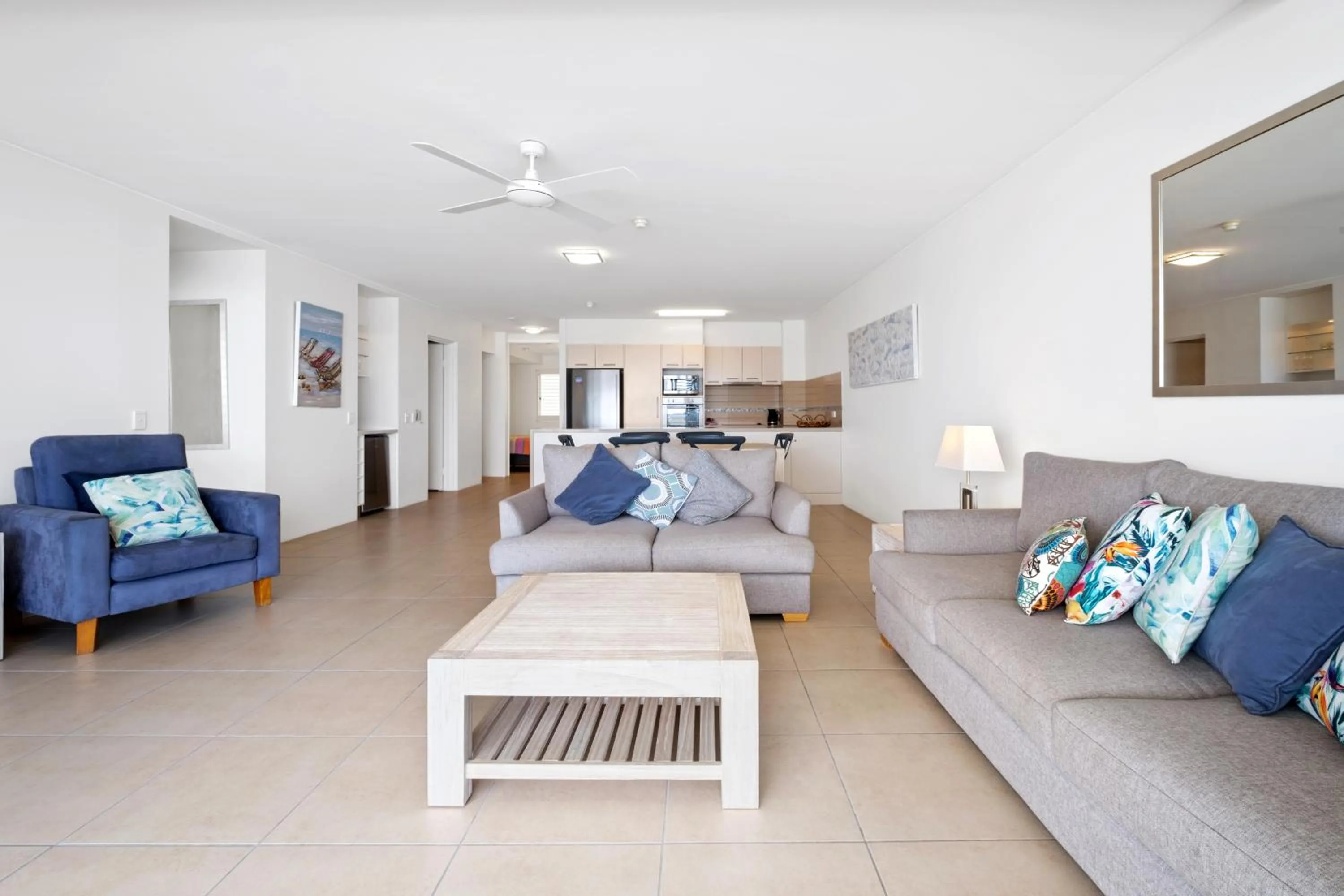 Bed in Las Rias Holiday Apartments