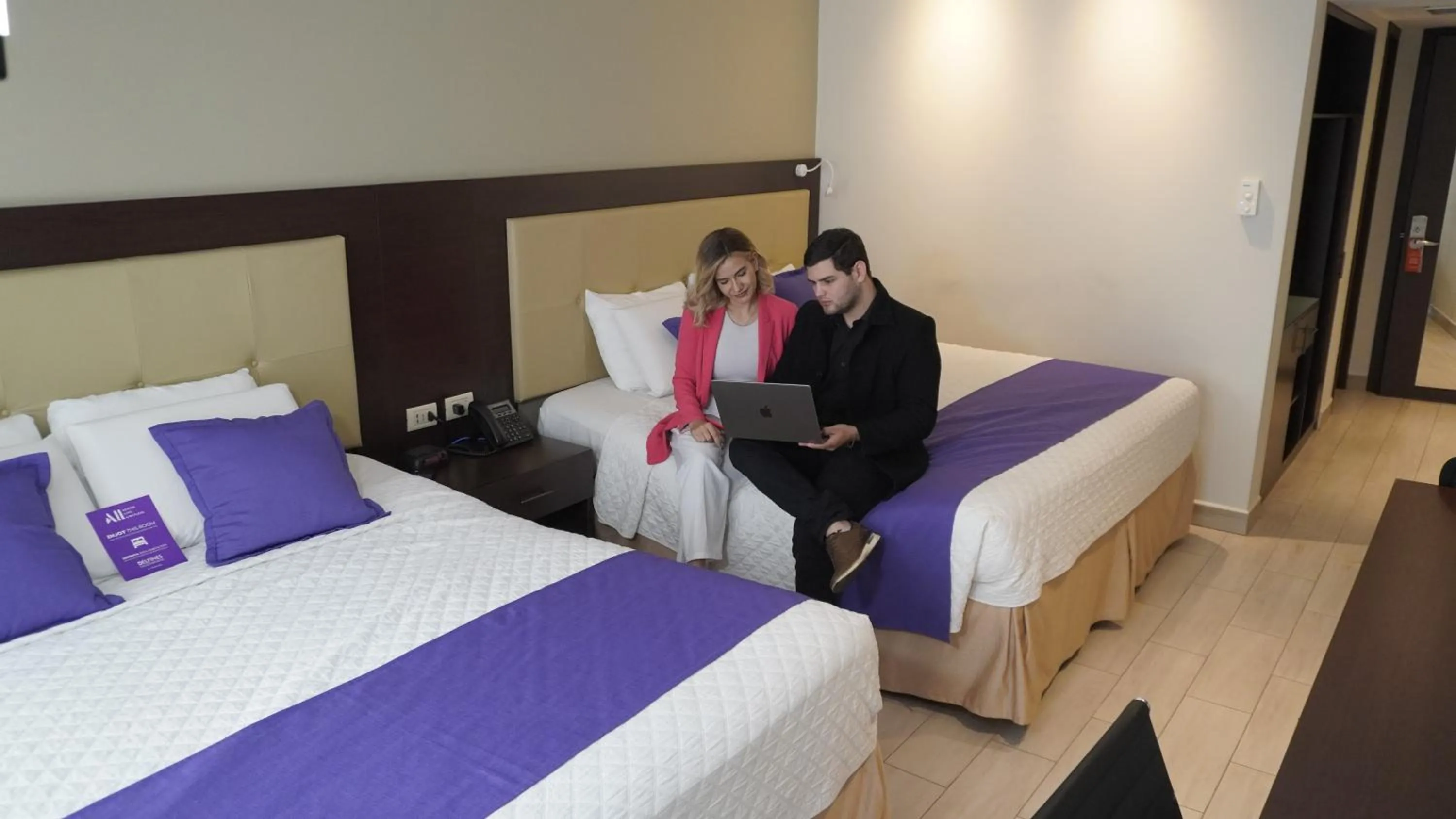 Decorative detail, Bed in Delfines Collection Hotel by Mercure