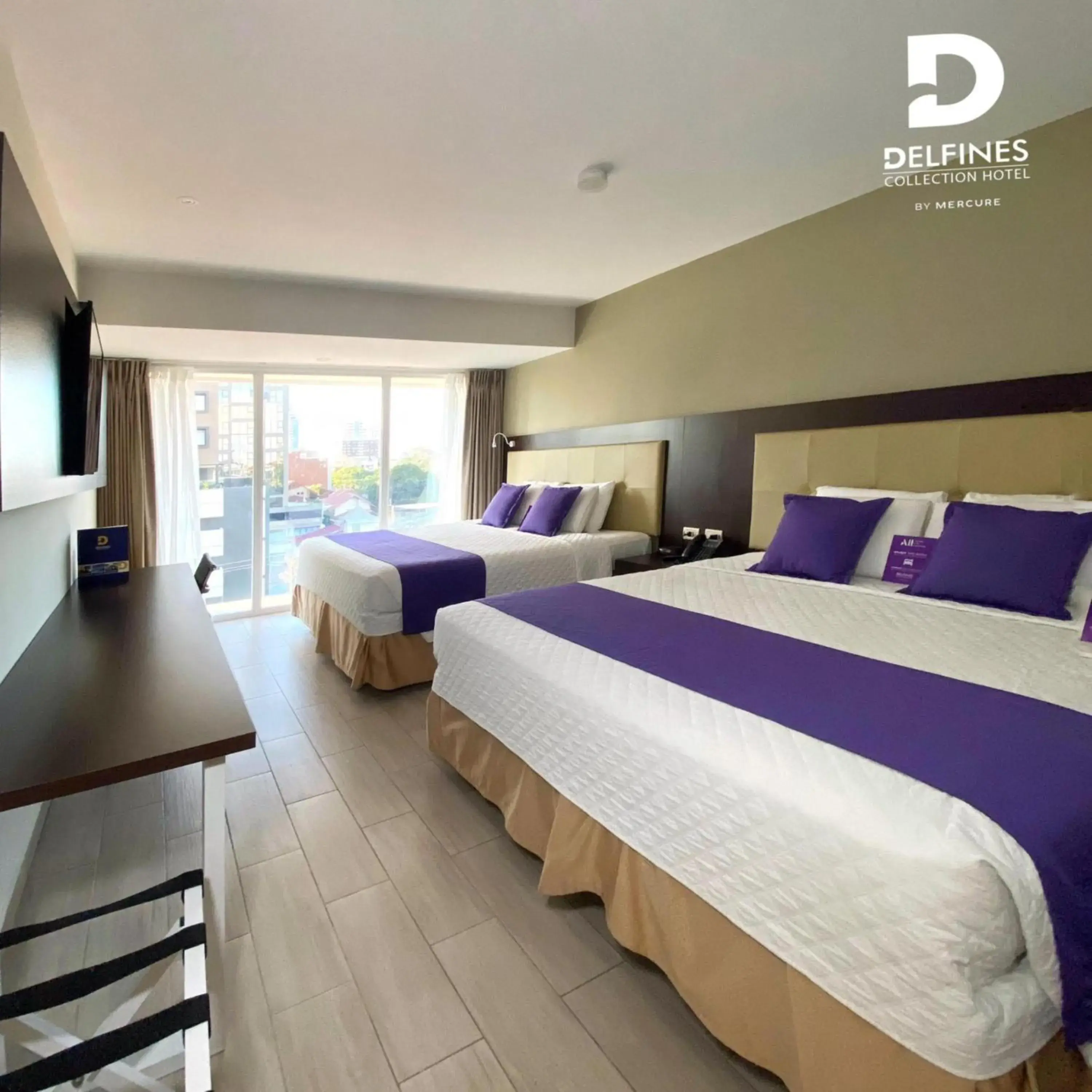 Standard Room with Two Double Beds in Delfines Collection Hotel by Mercure Standard Room with Two Double Beds in Delfines Collection Hotel by Mercure