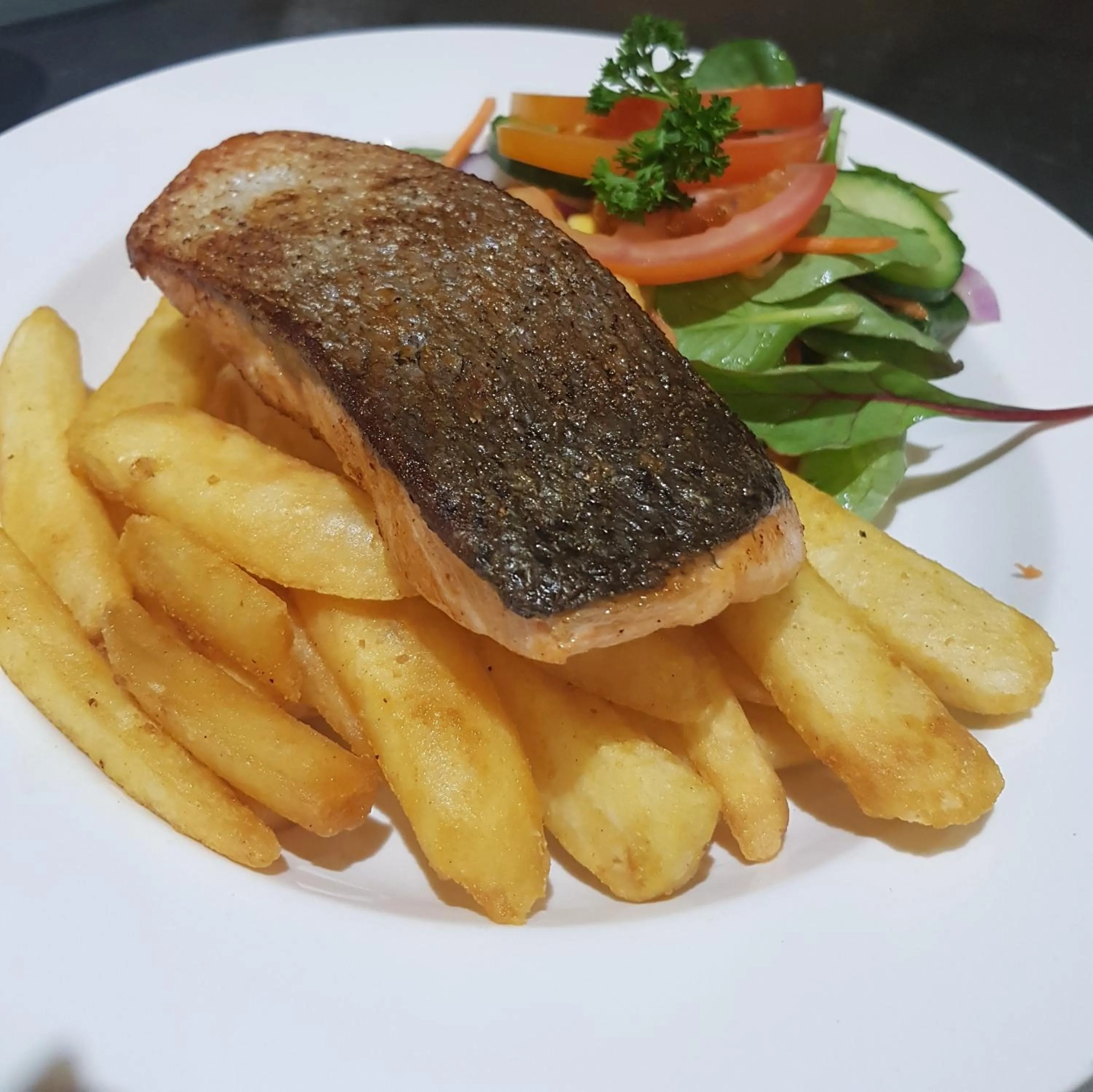 Food close-up in Moura Meridian Motel