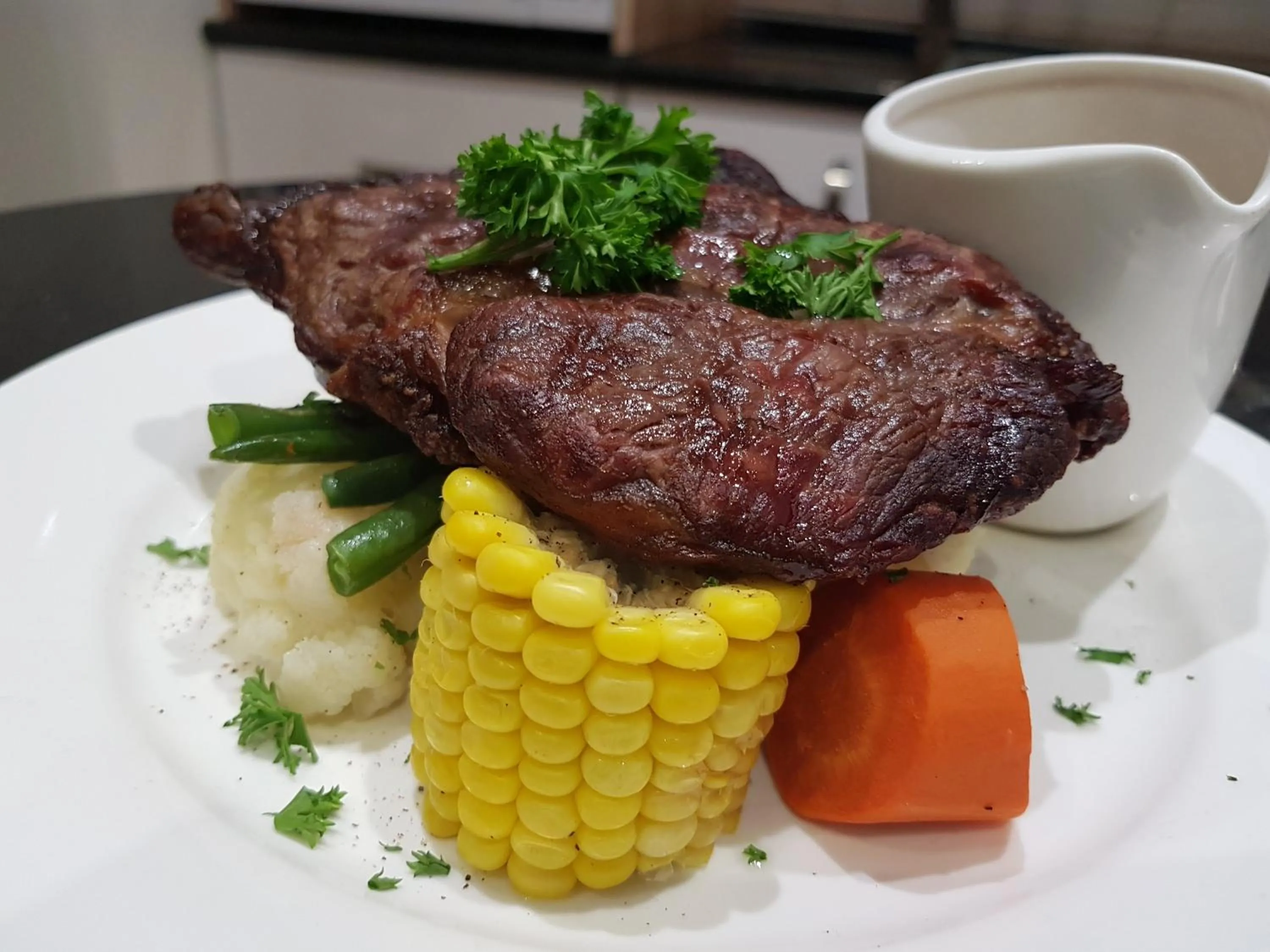 Food close-up in Moura Meridian Motel