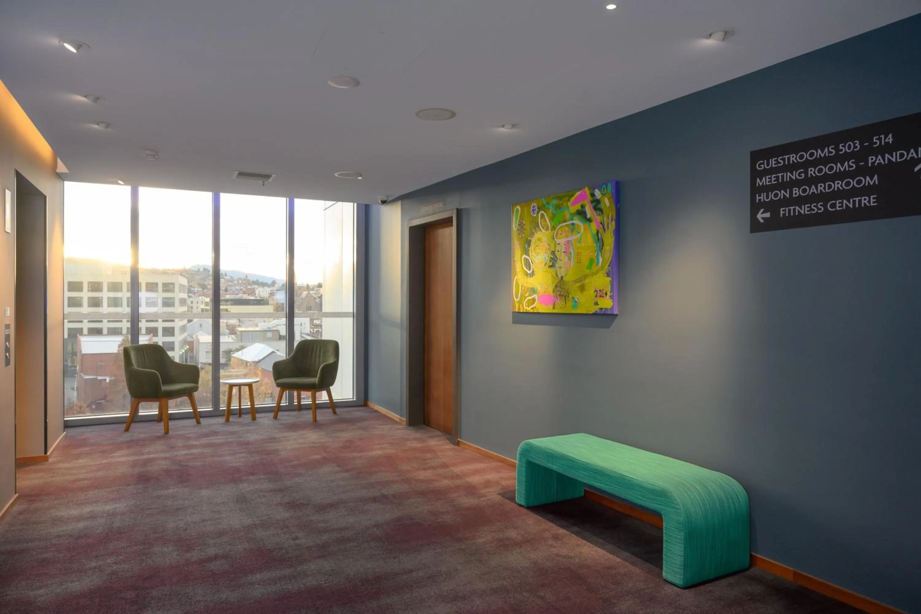 Decorative detail in Crowne Plaza Hobart by IHG