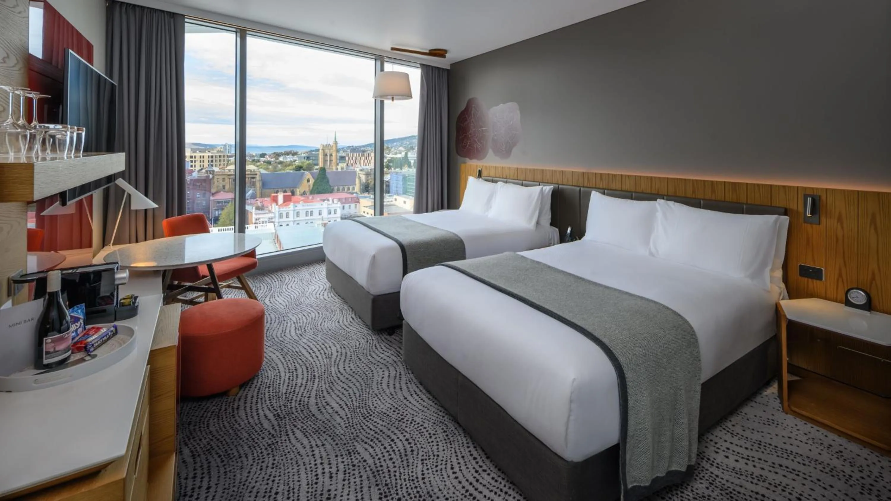 Photo of the whole room, Bed in Crowne Plaza Hobart by IHG