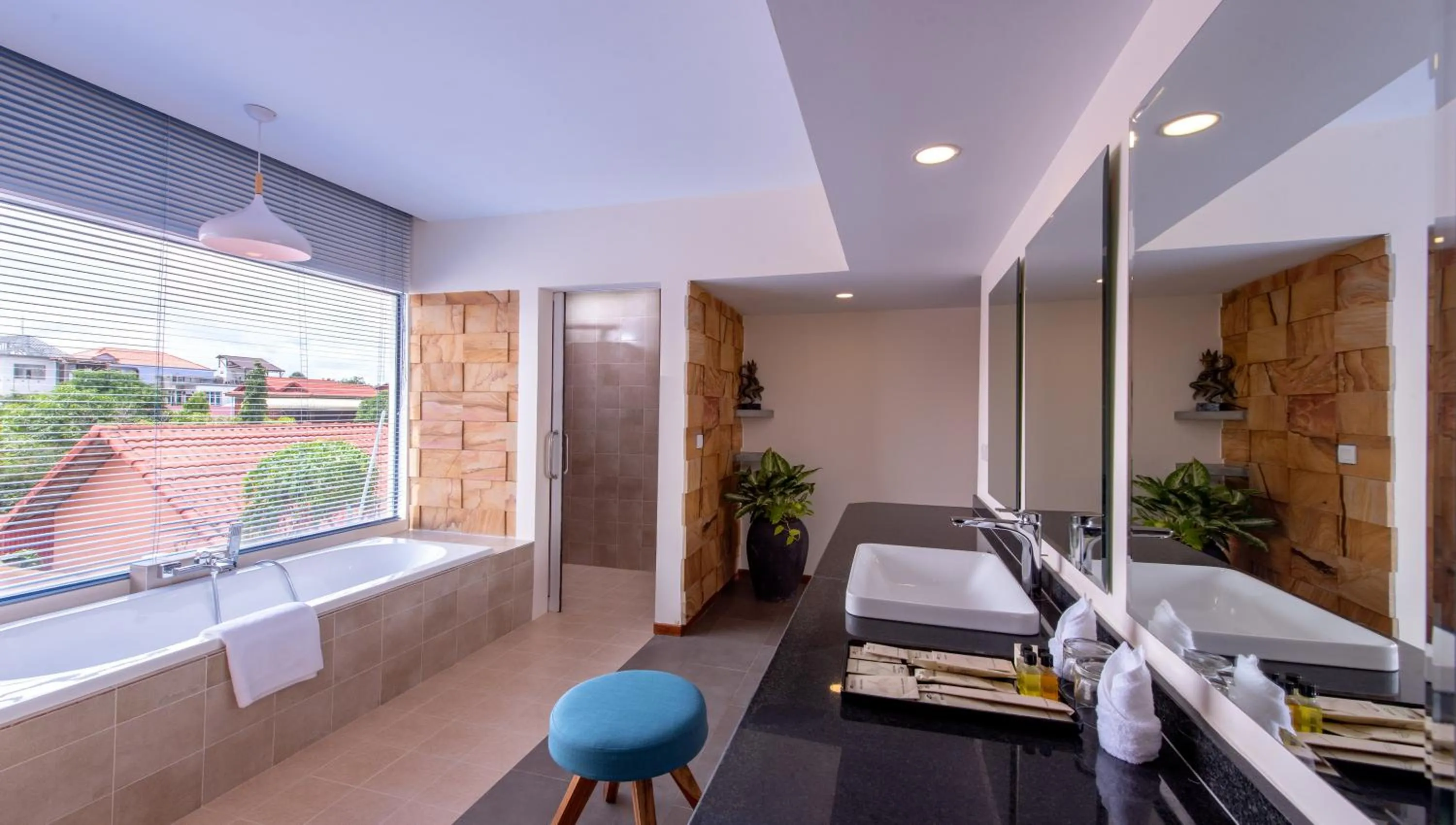 Bathroom, Bed in Araya Angkor Residence