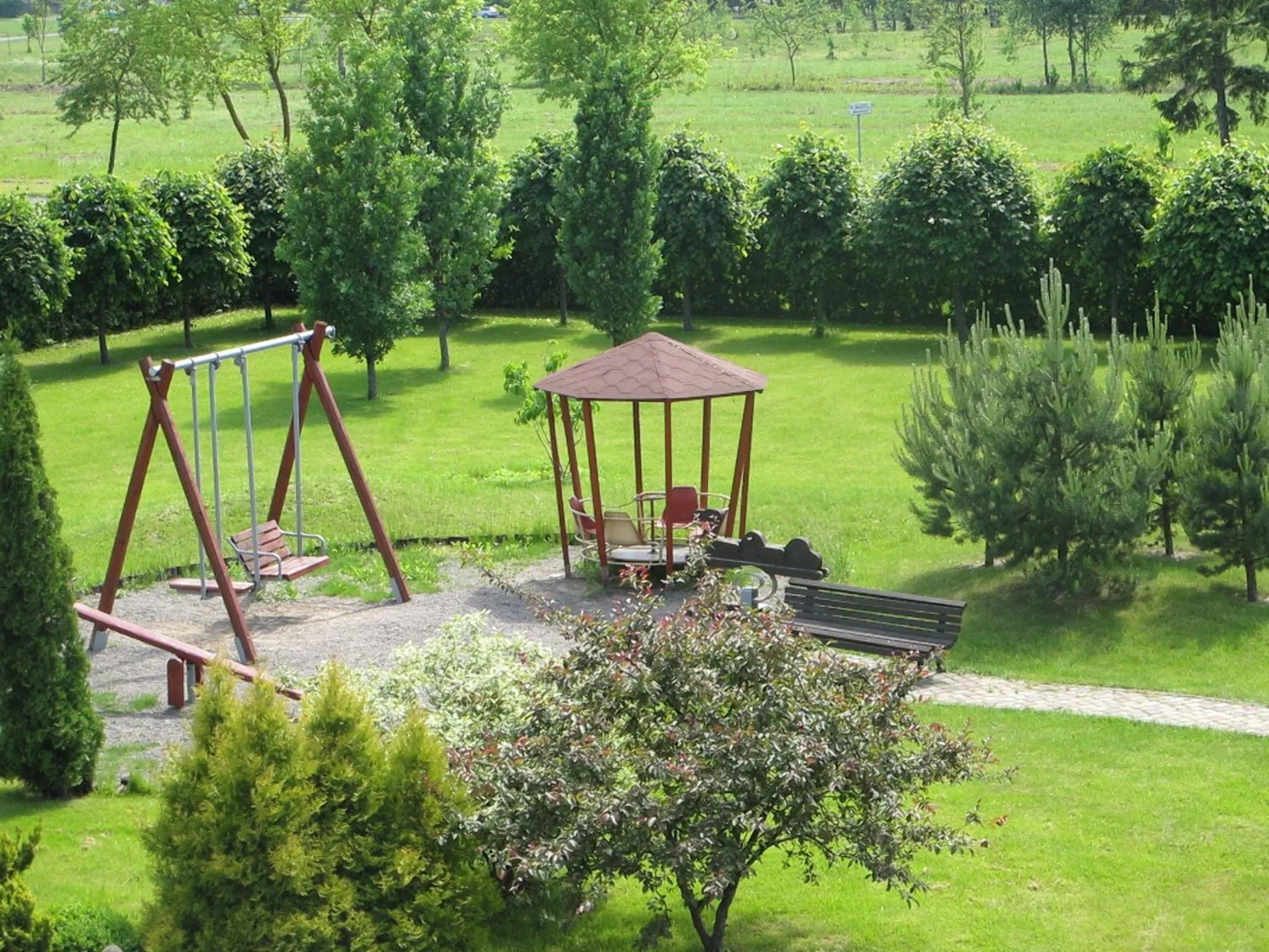 Children play ground in Motelis Smagratis Kretinga