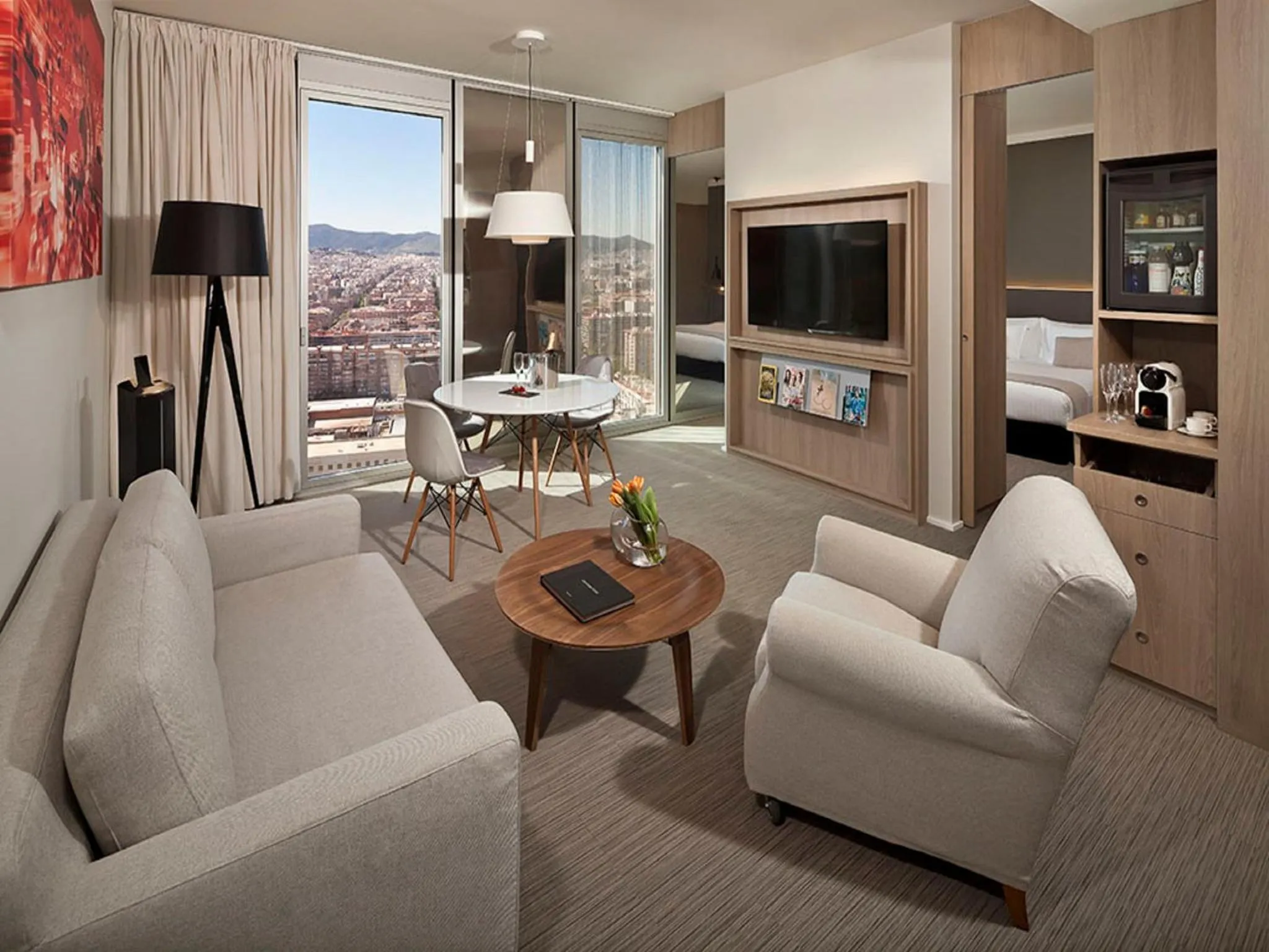 TV and multimedia in The Level at Melia Barcelona Sky