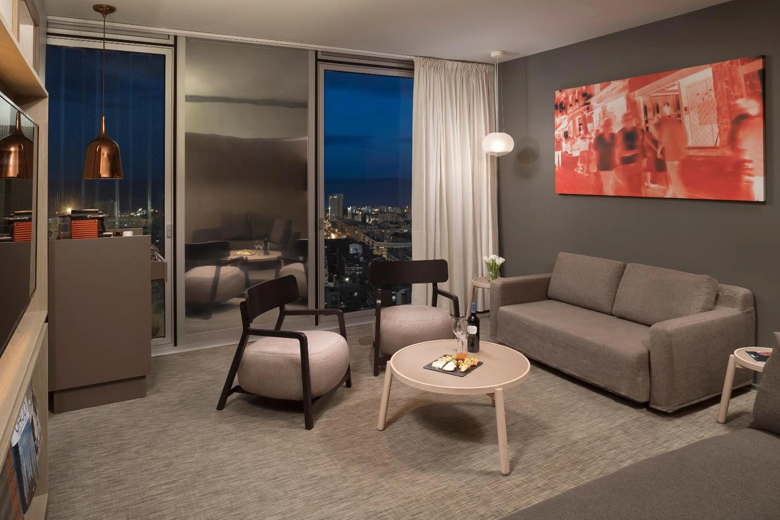 TV and multimedia in The Level at Melia Barcelona Sky