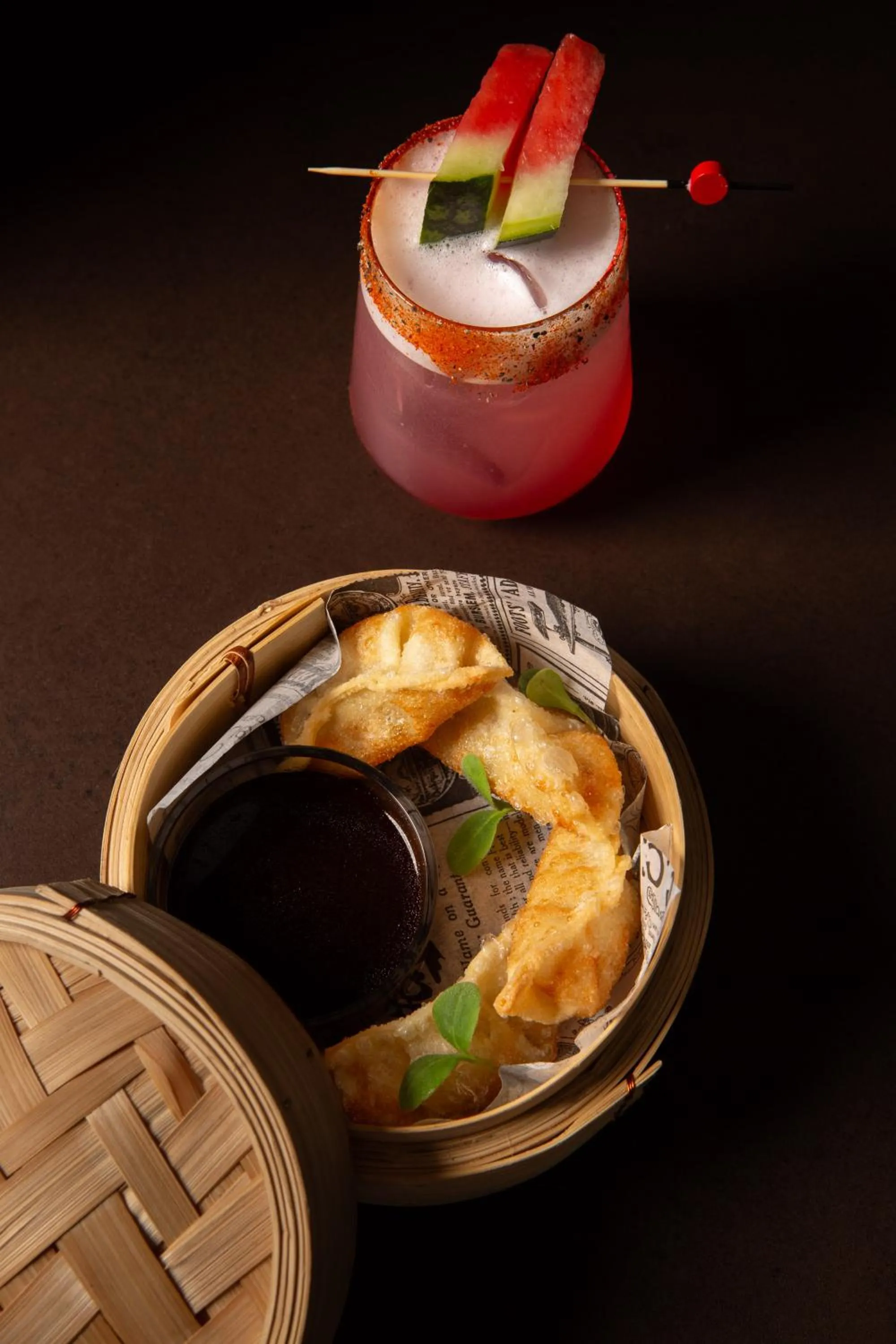 Food and drinks in The Level at Melia Barcelona Sky