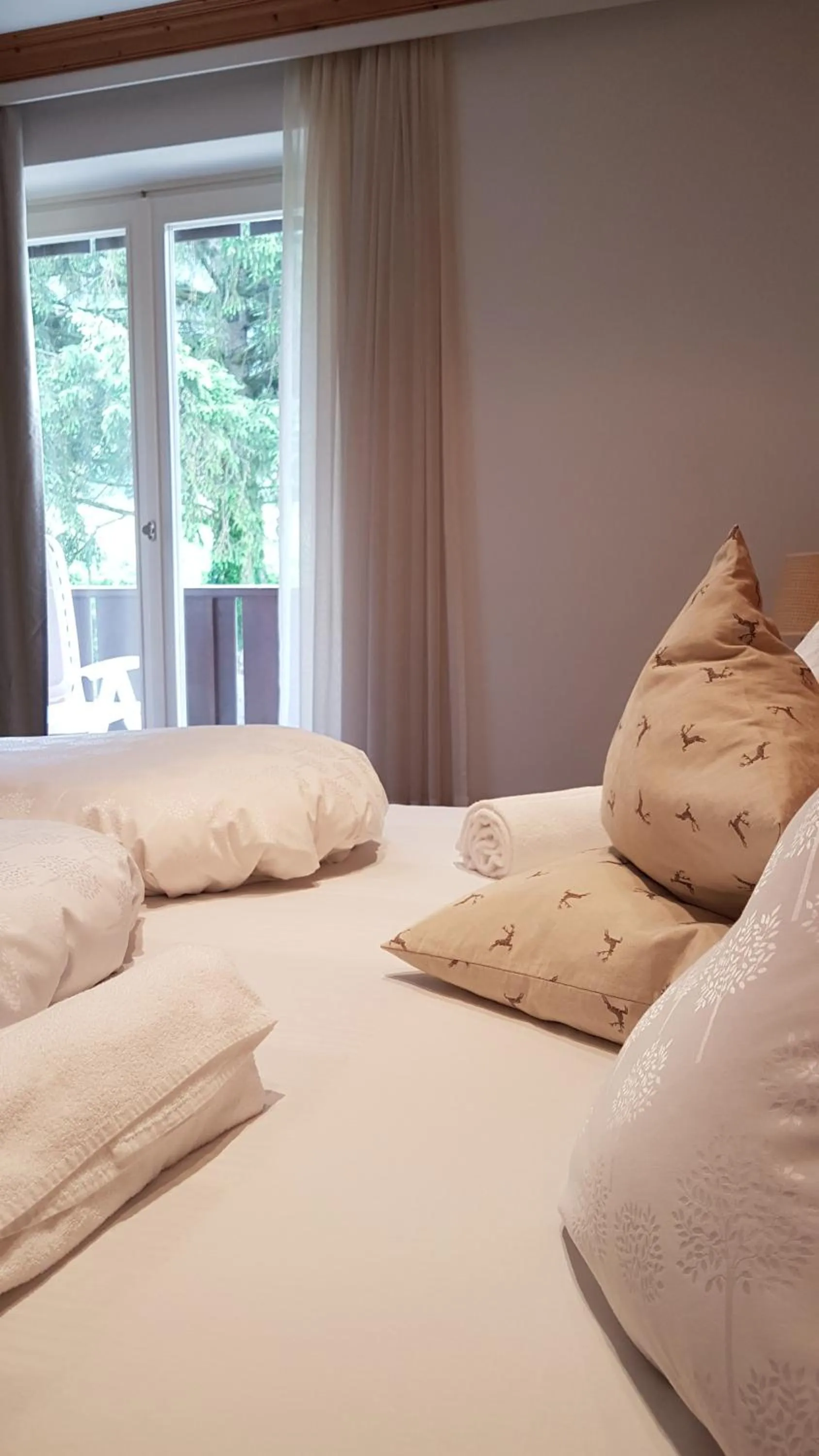 Bed in Pension Lärchenhof