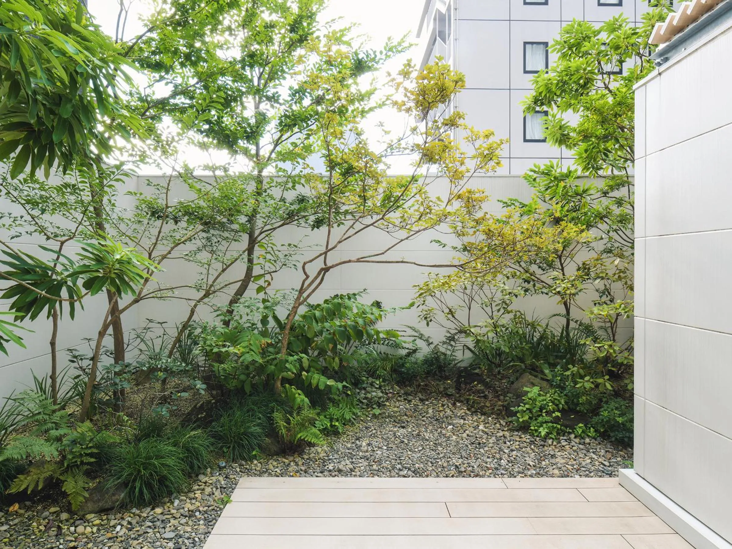 Inner courtyard view in REF Kumamoto by VESSEL HOTELS