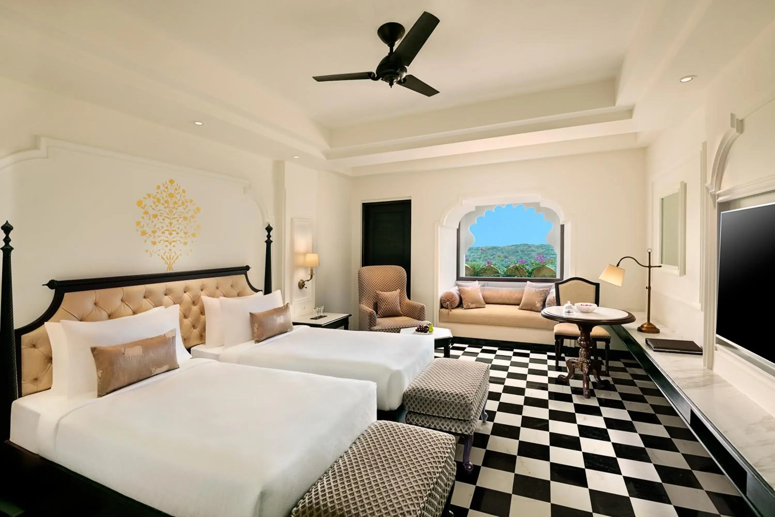 Premium Vista King Room with Private Terrace - single occupancy in Aurika, Udaipur - Luxury by Lemon Tree Hotels Premium Vista King Room with Private Terrace - single occupancy in Aurika, Udaipur - Luxury by Lemon Tree Hotels