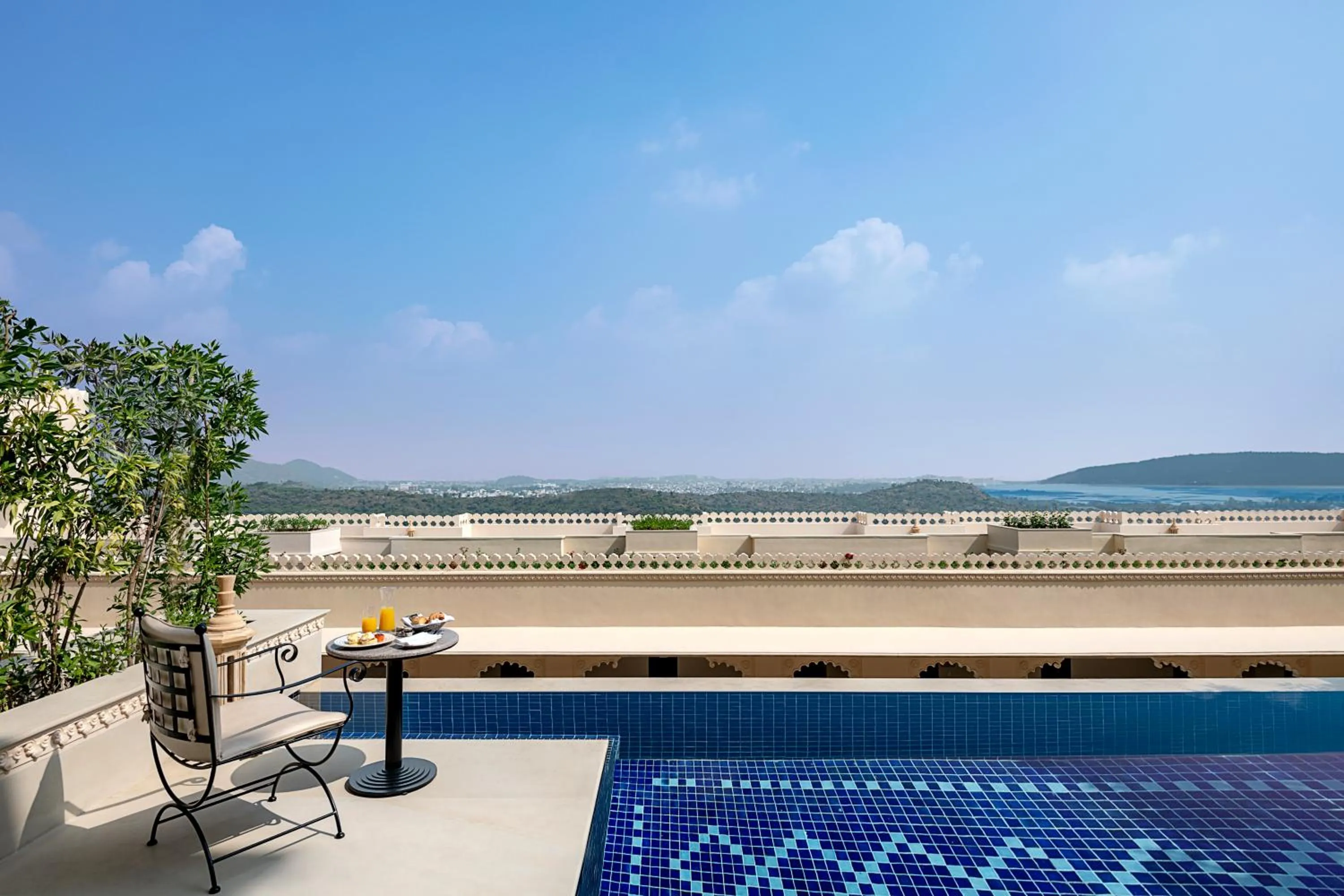 Swimming pool in Aurika, Udaipur - Luxury by Lemon Tree Hotels