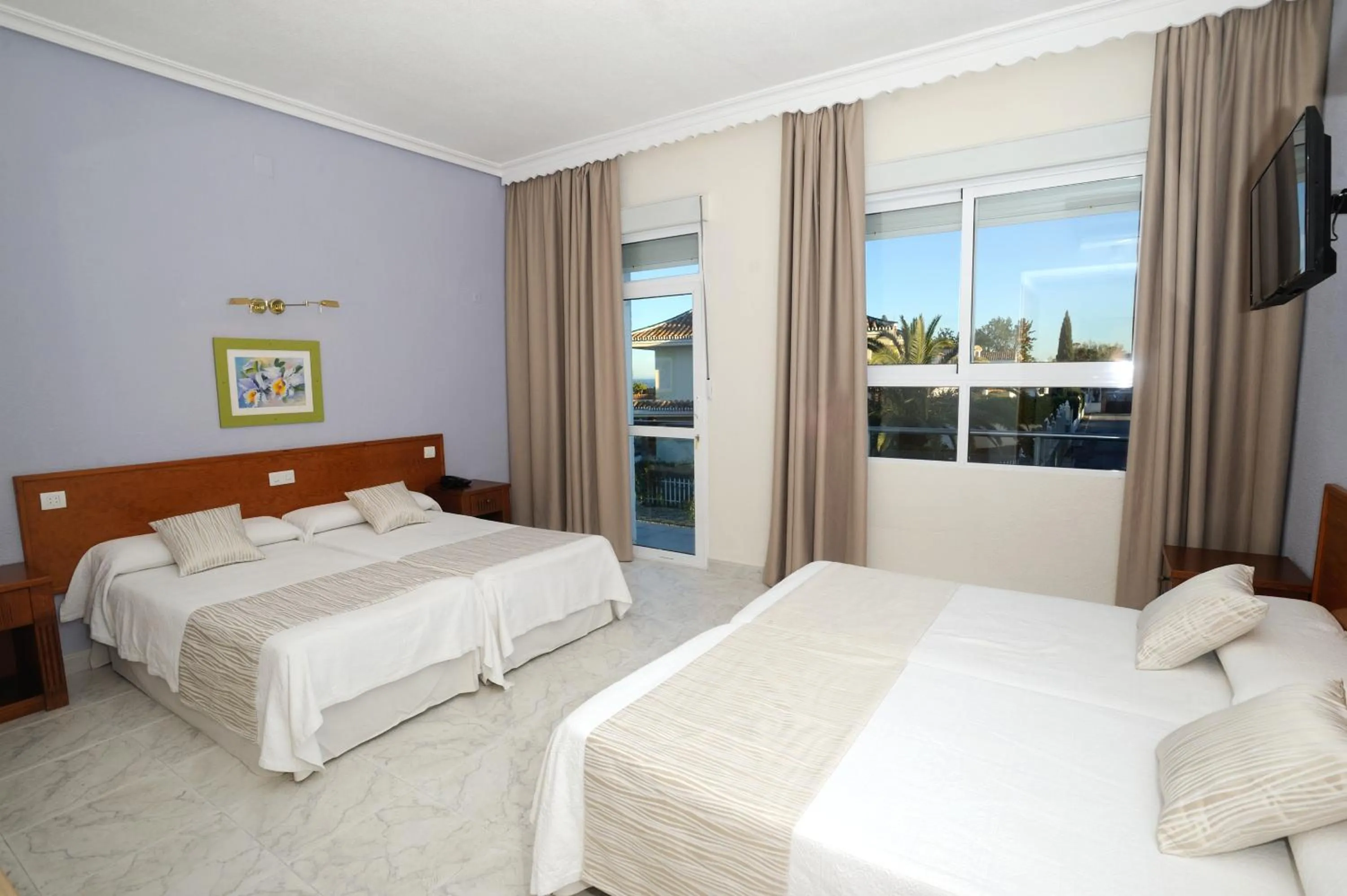 Bed in Hotel Complejo Los Rosales