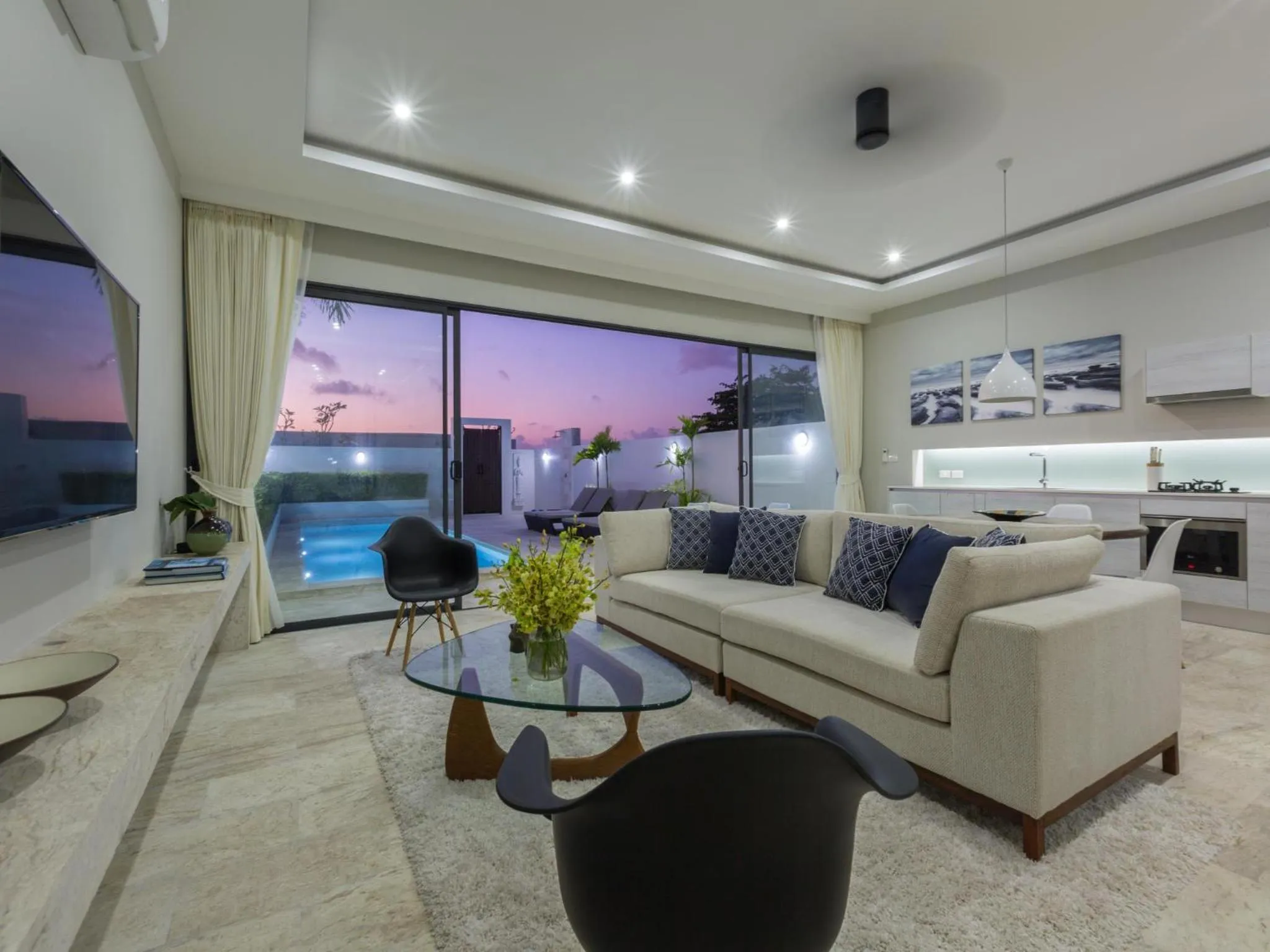 Kitchen or kitchenette in Skye Beach Koh Samui