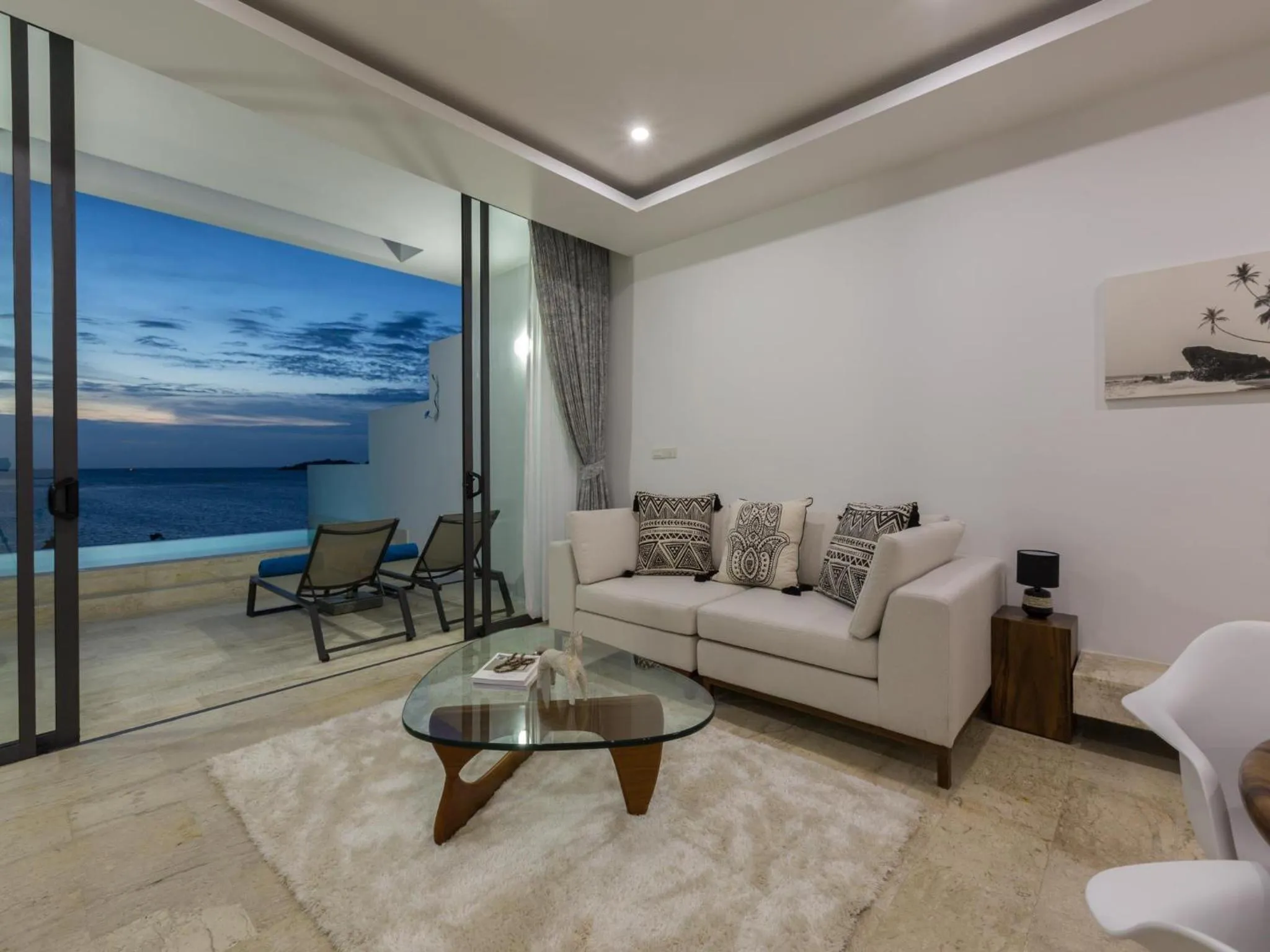 Living room in Skye Beach Koh Samui