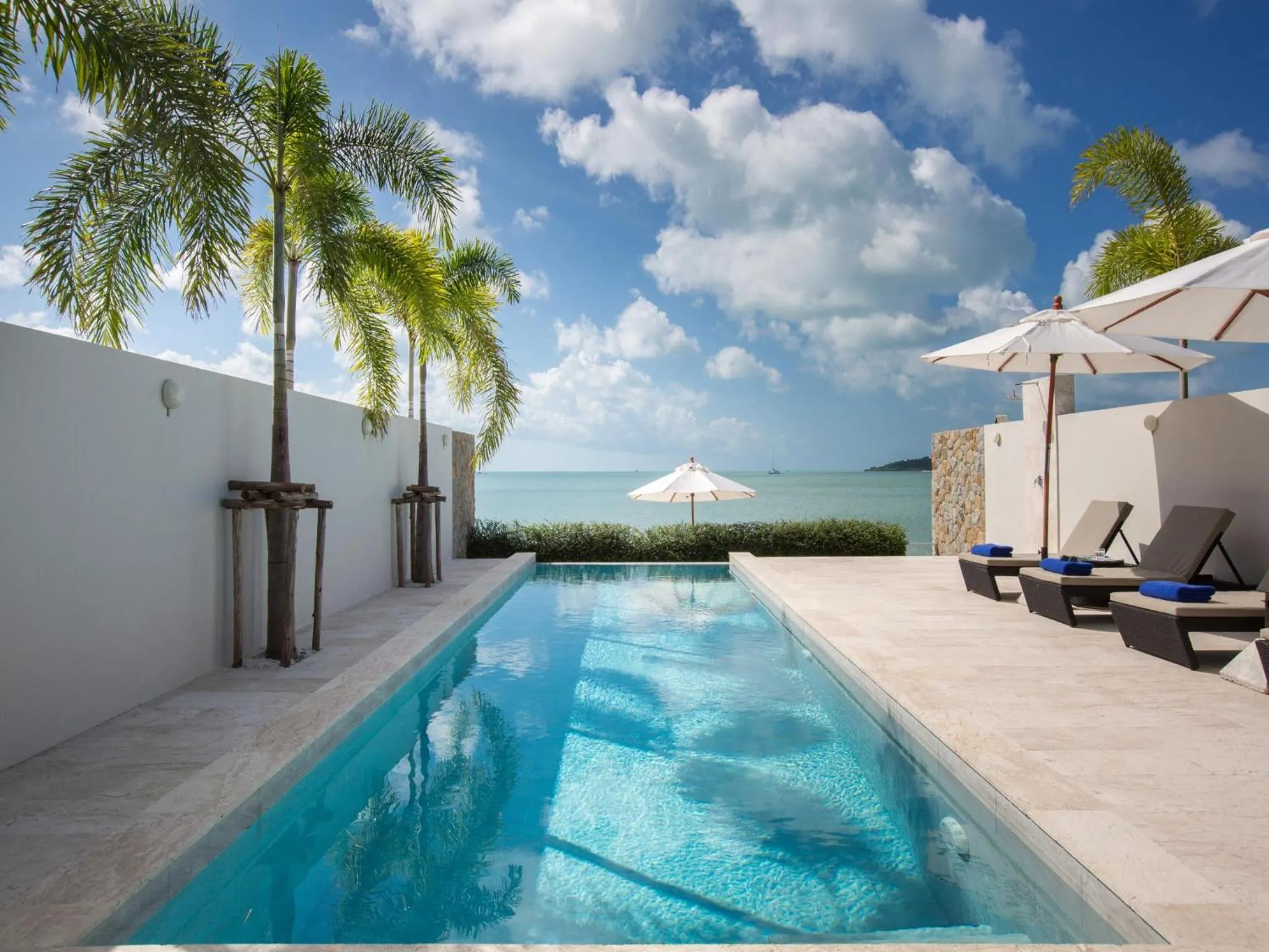 Two-Bedroom Beachfront Villa with Private Pool in Skye Beach Koh Samui