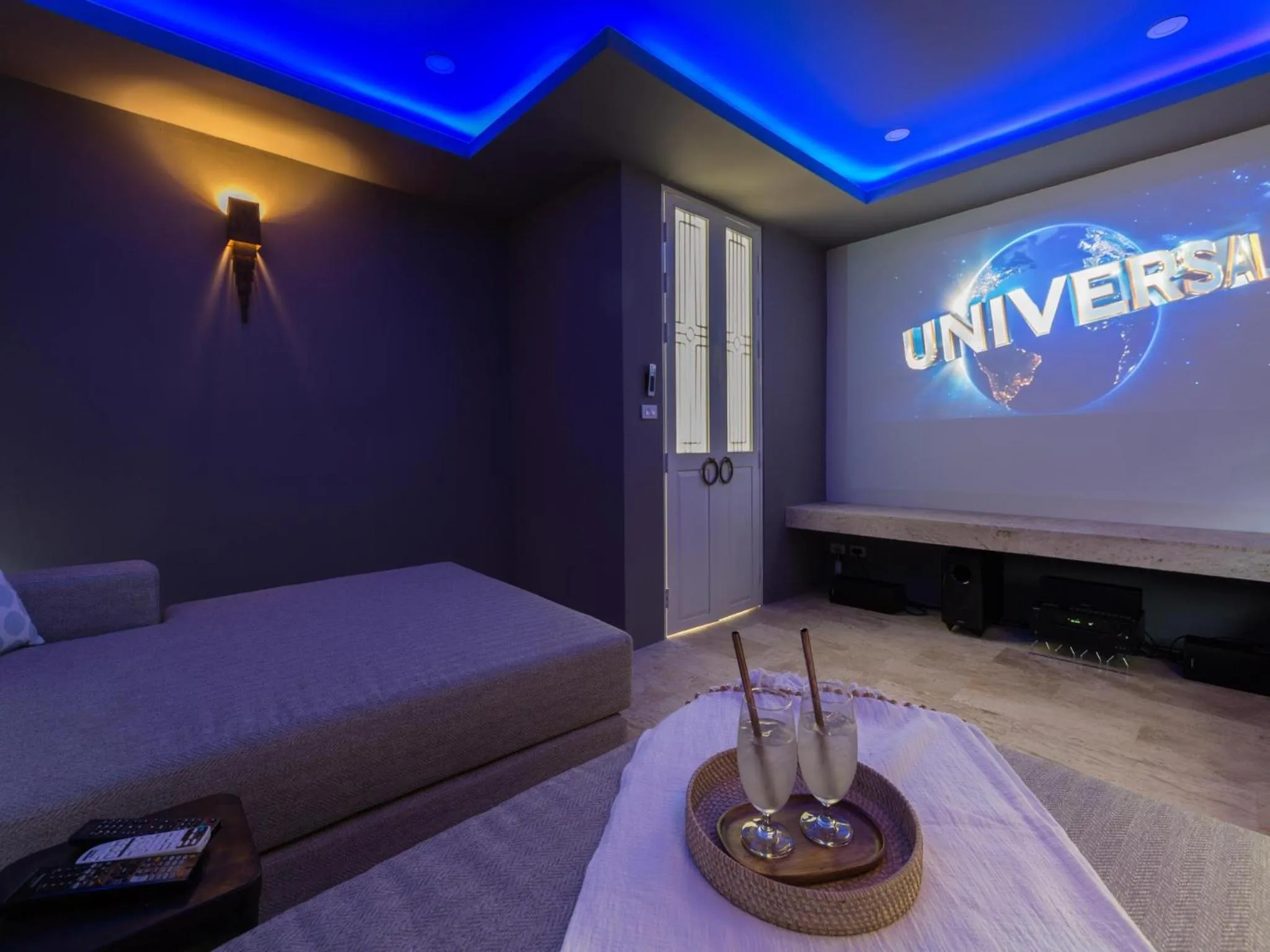 Communal lounge/ TV room in Skye Beach Koh Samui