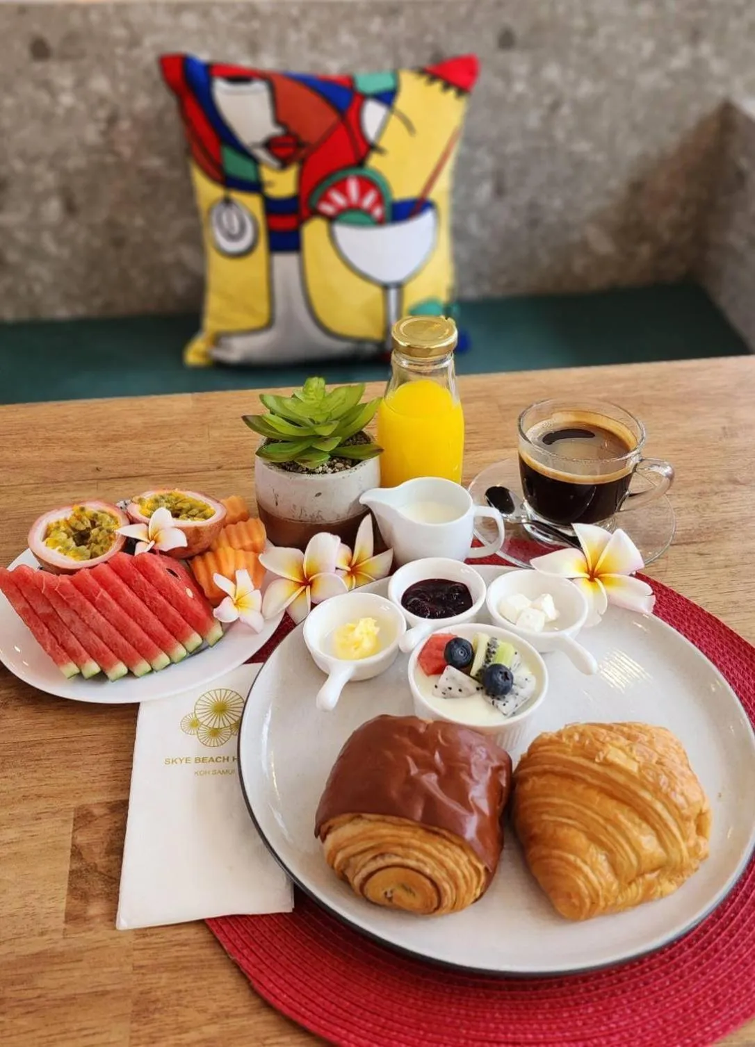 Breakfast in Skye Beach Koh Samui