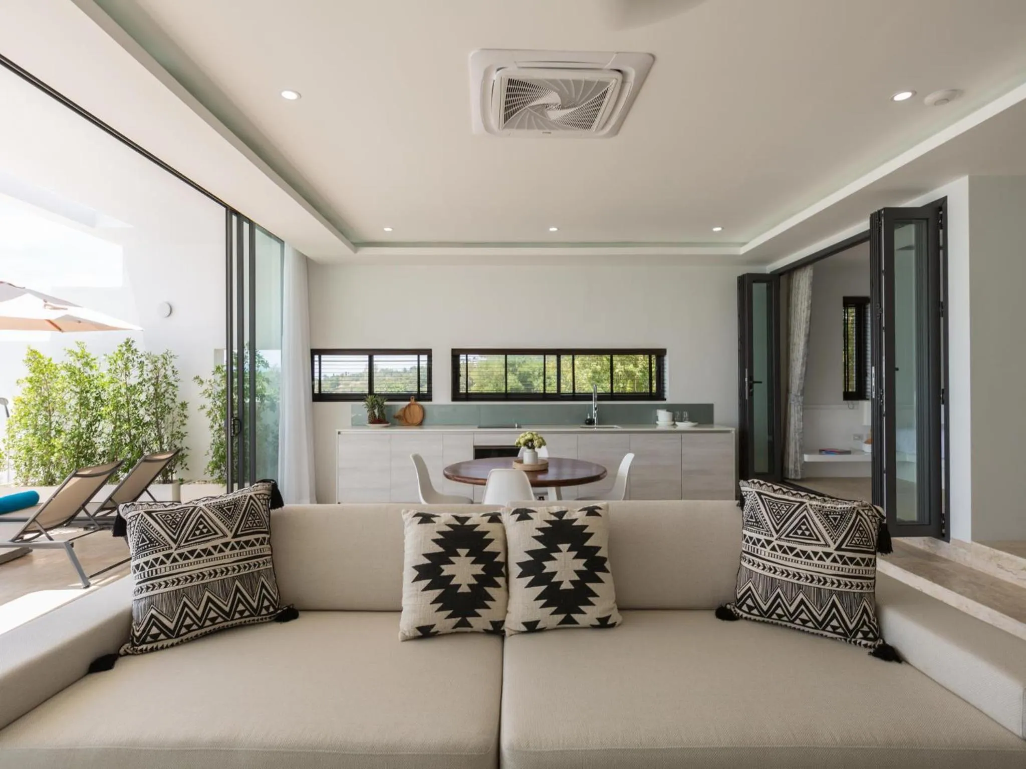 Living room in Skye Beach Koh Samui