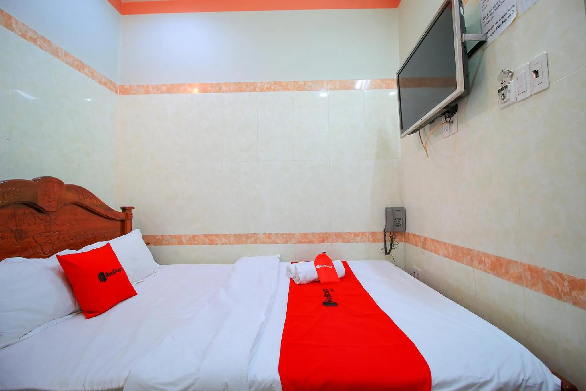 Bed in Chin Sao Hotel Nguyen Thi Thap