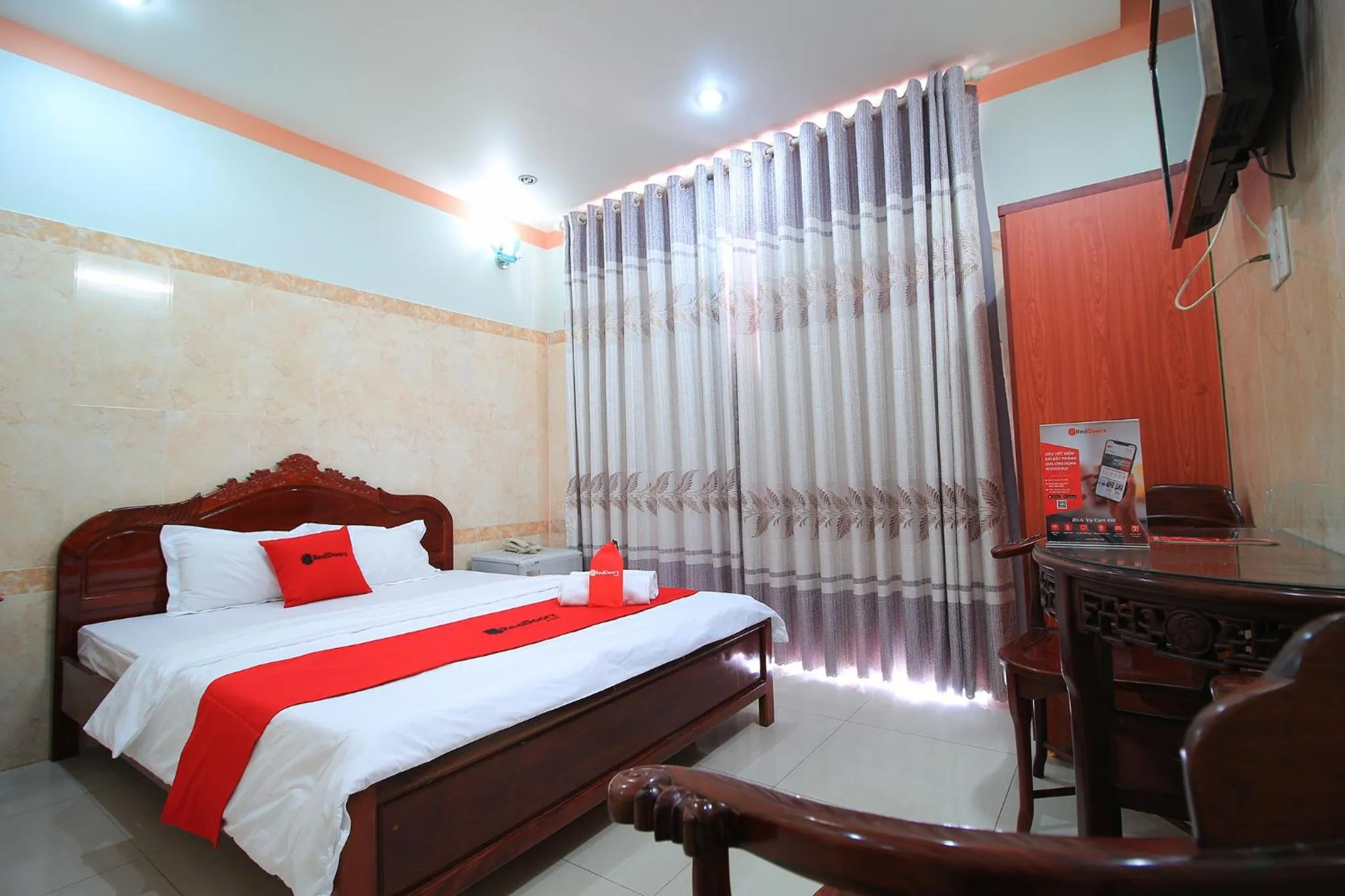 Bed in Chin Sao Hotel Nguyen Thi Thap