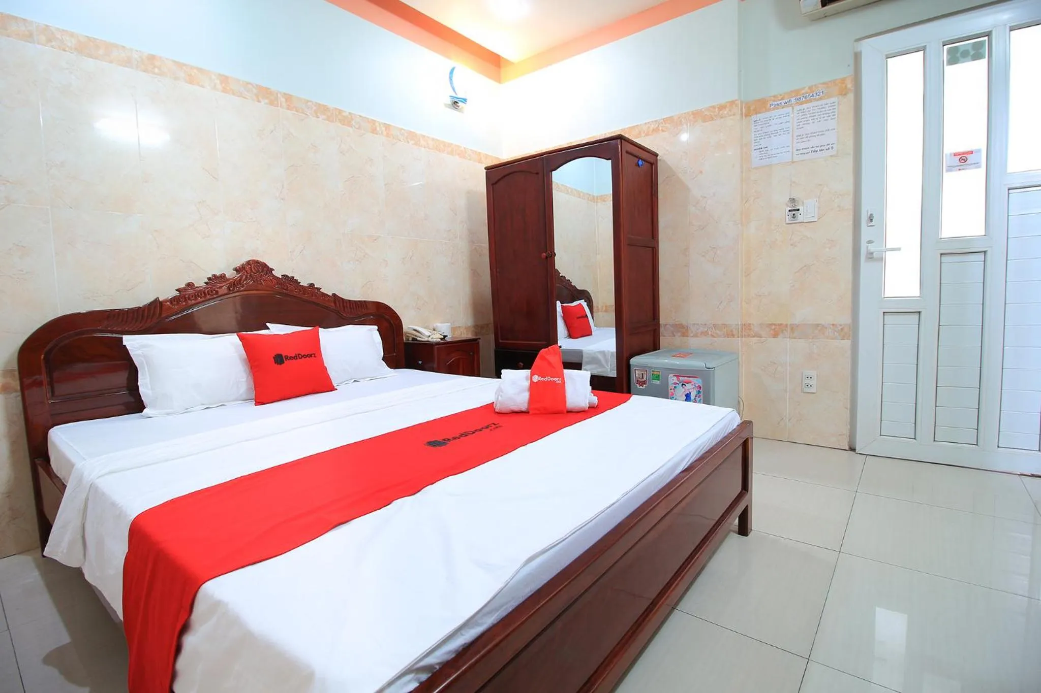 Bed in Chin Sao Hotel Nguyen Thi Thap