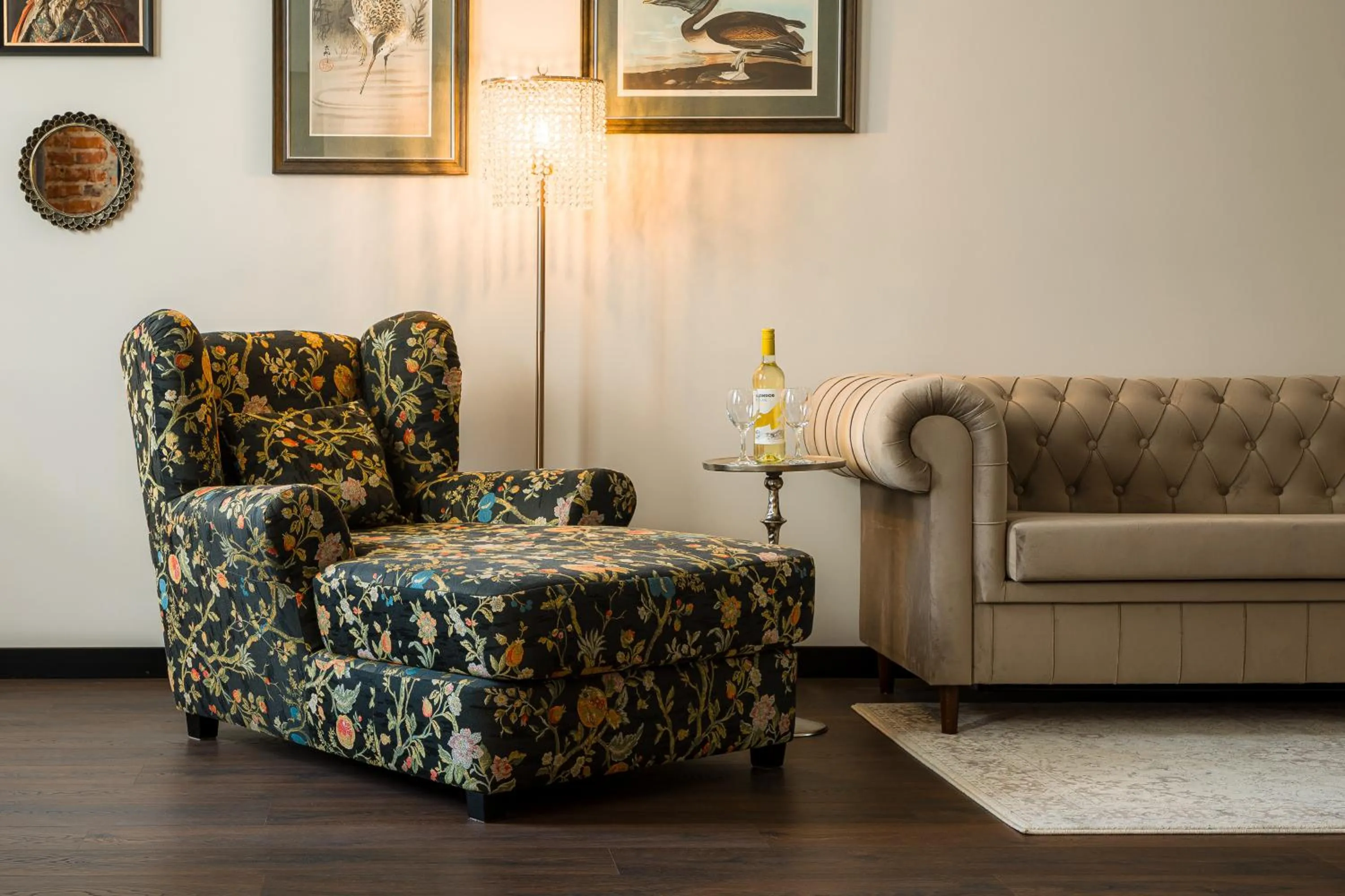 Living room in Piotrkowska 89 Residence