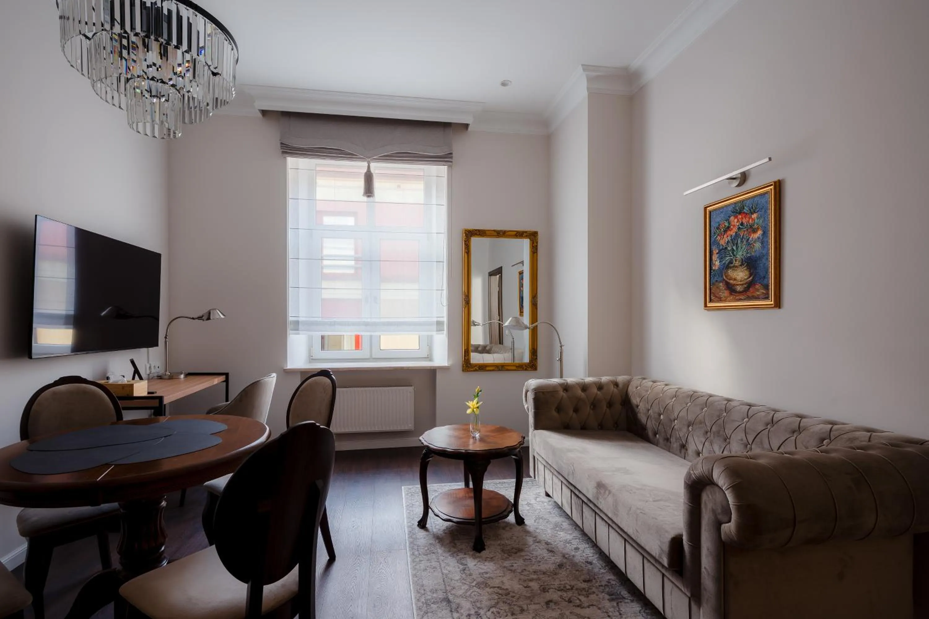 Communal lounge/ TV room in Piotrkowska 89 Residence