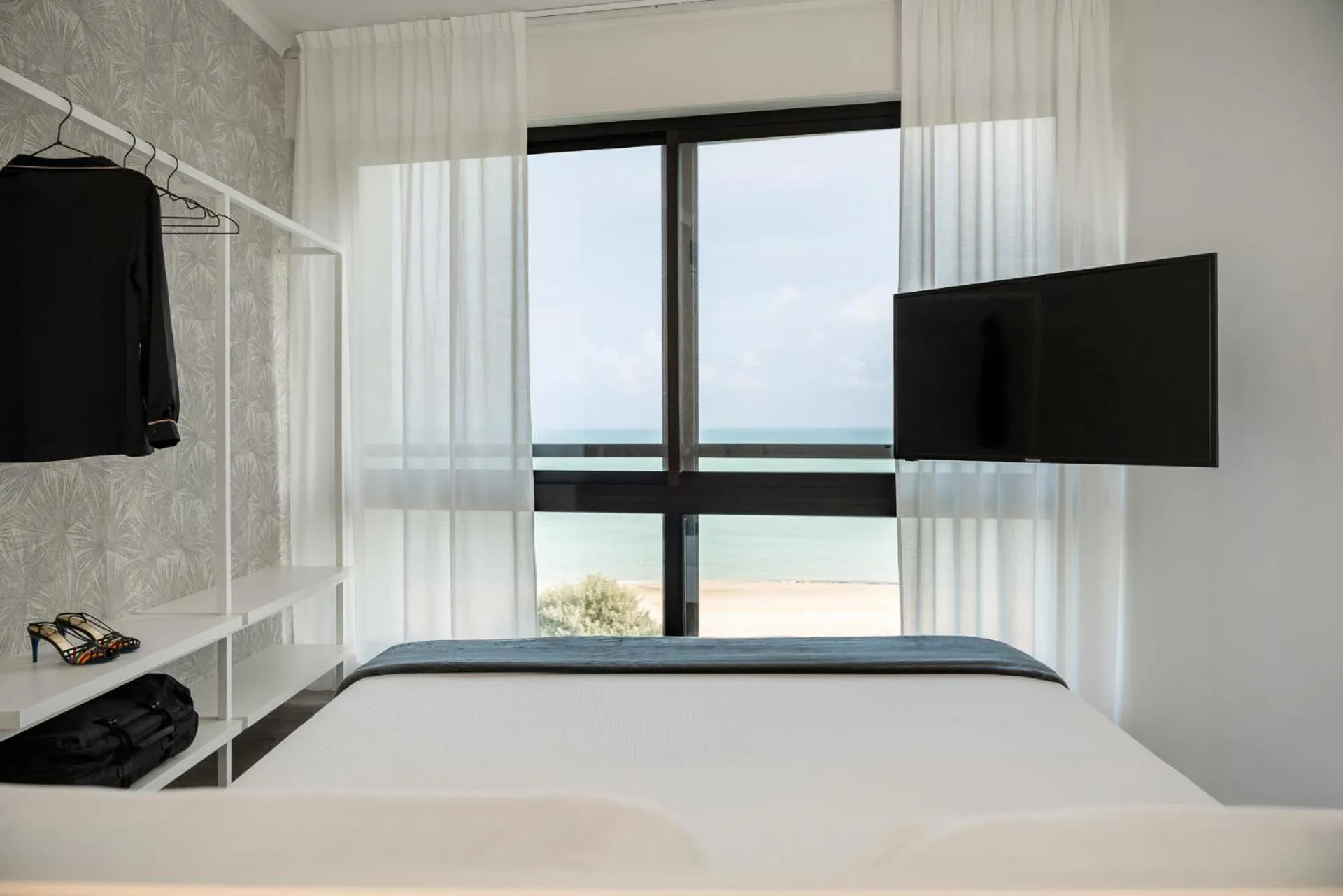 View (from property/room), Bed in Hotel Venus