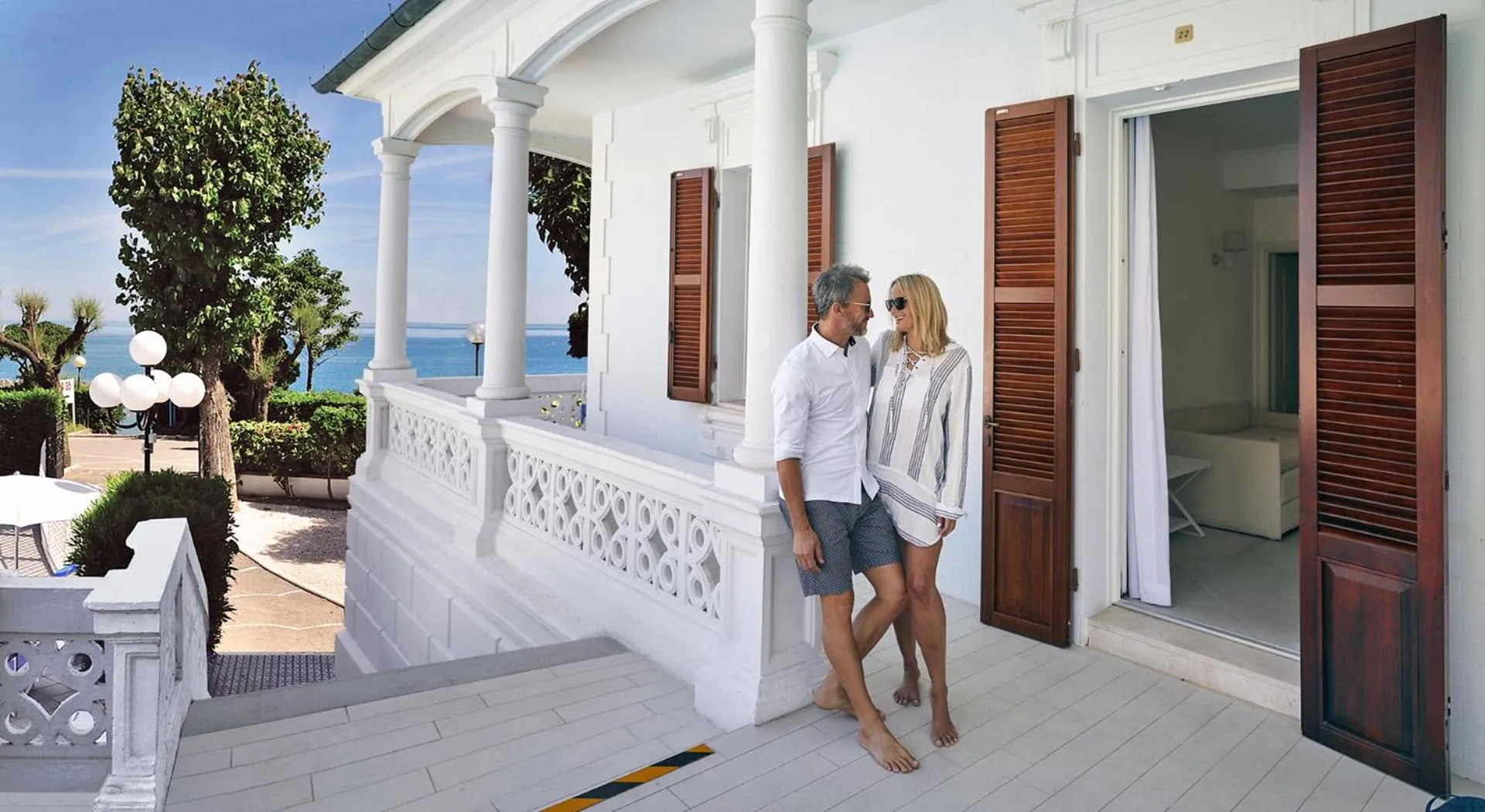 Patio in Hotel Venus