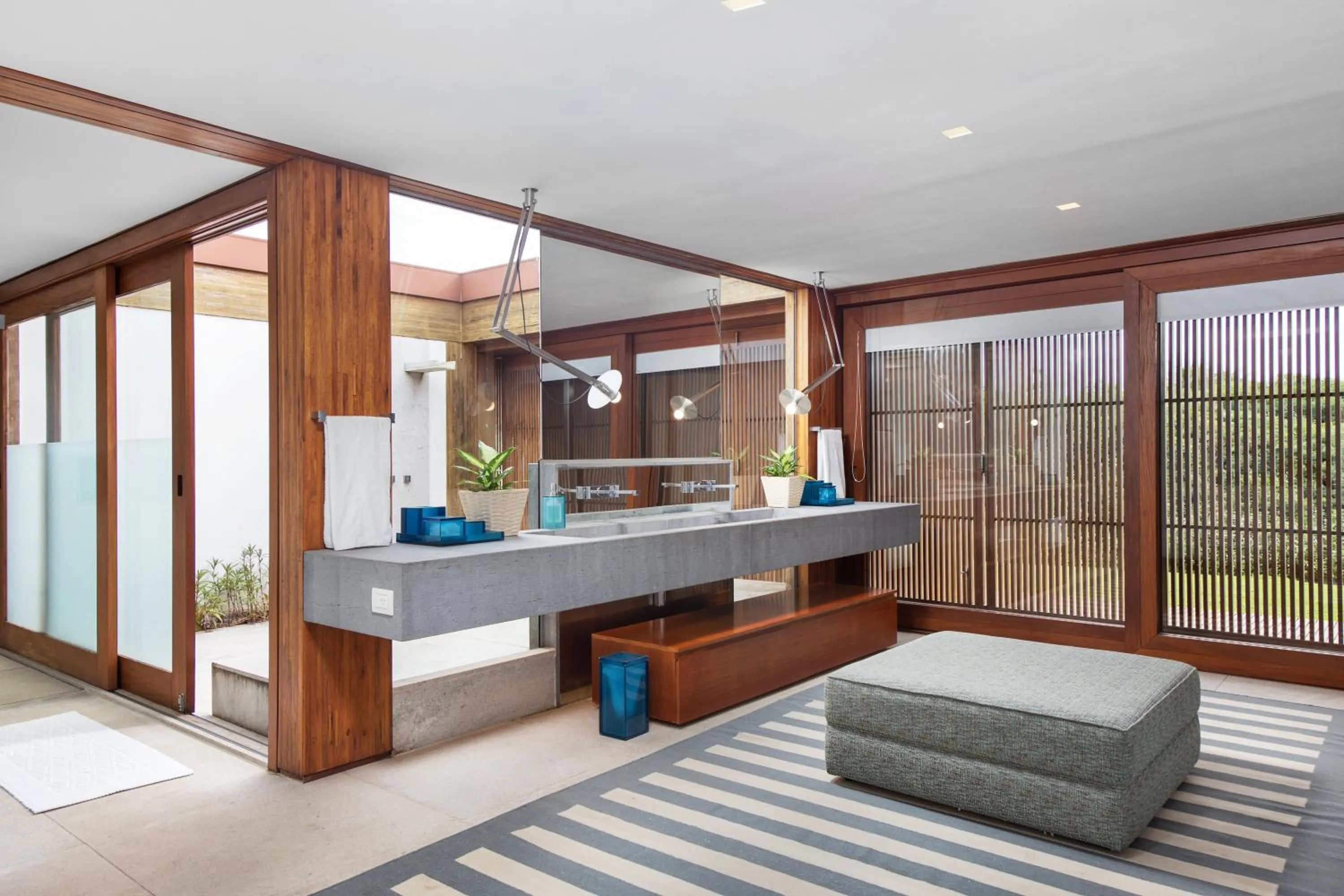 Bathroom, Bed in A Concept Hotel & Spa