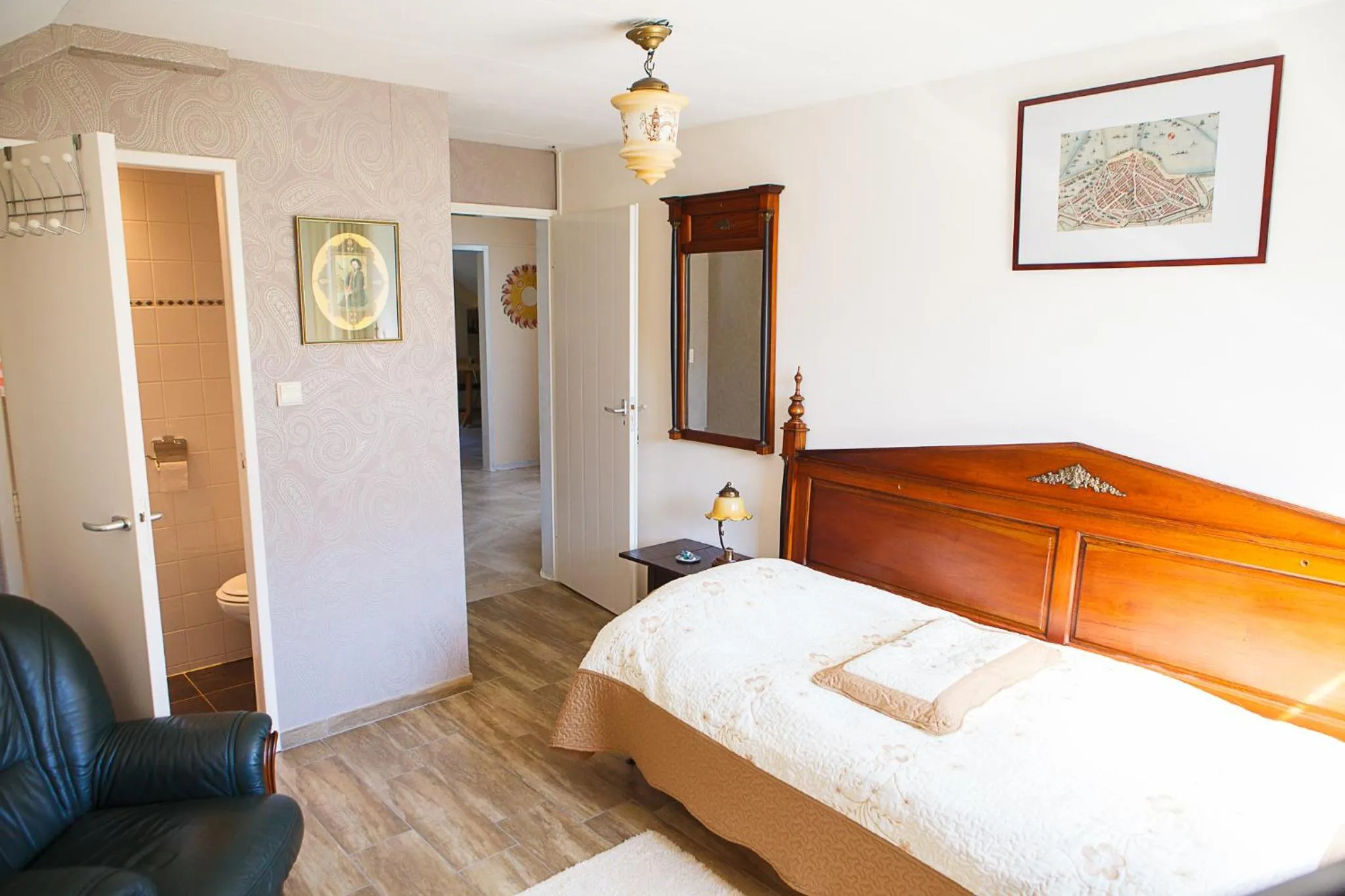 Bed in Bed and Breakfast Hoorn