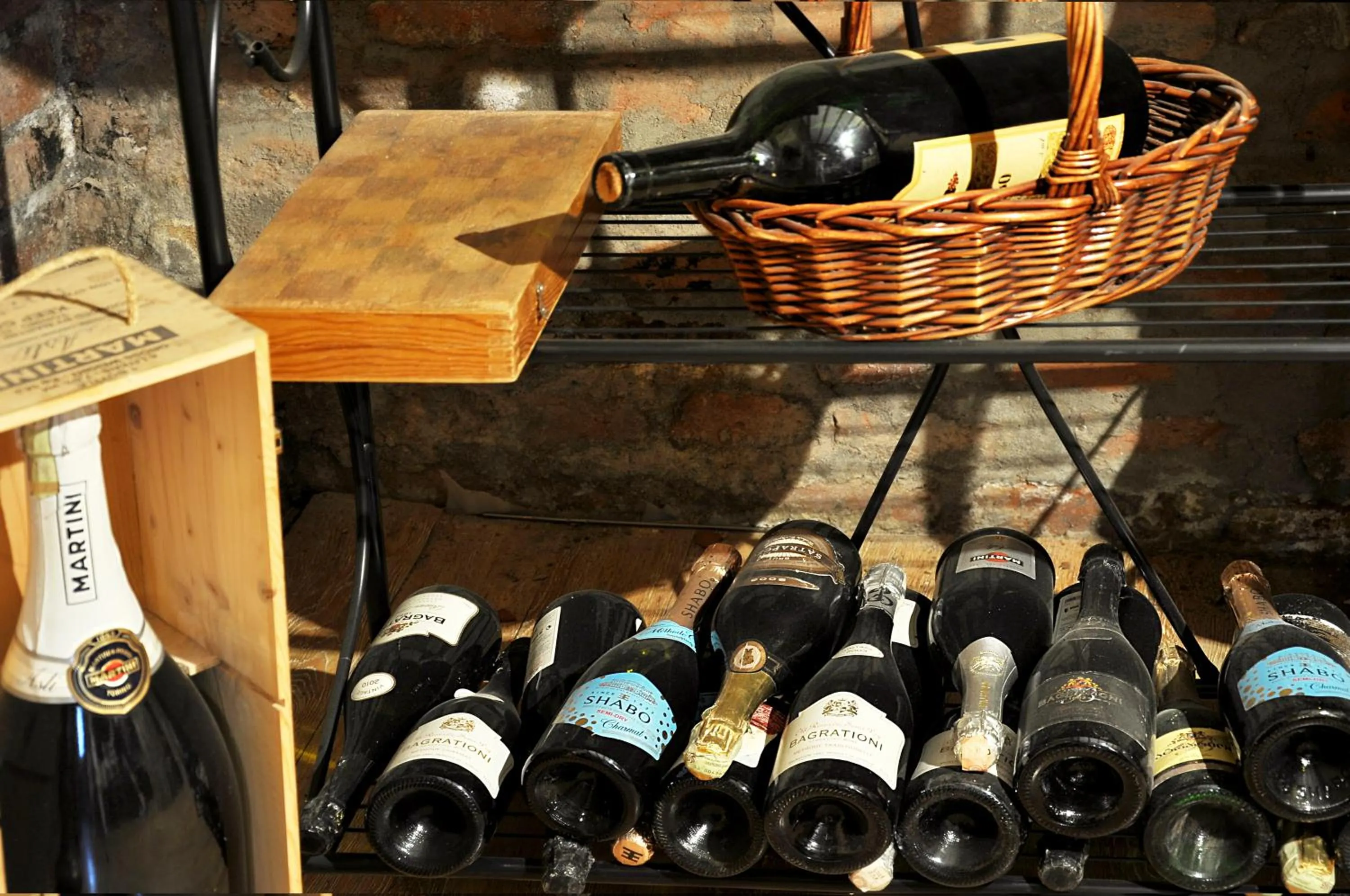 Alcoholic drinks in Hotel Corner