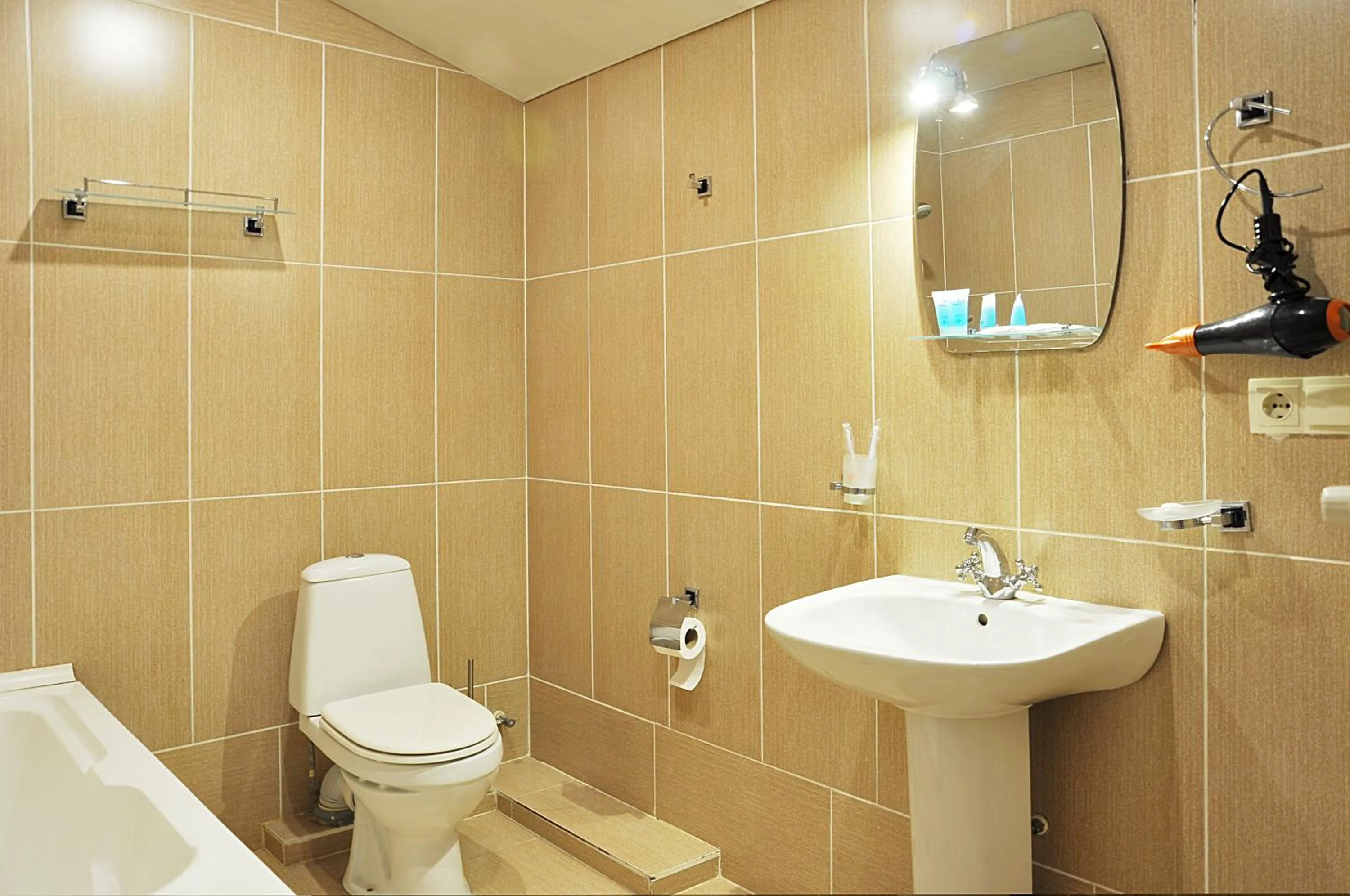 Toilet in Hotel Corner