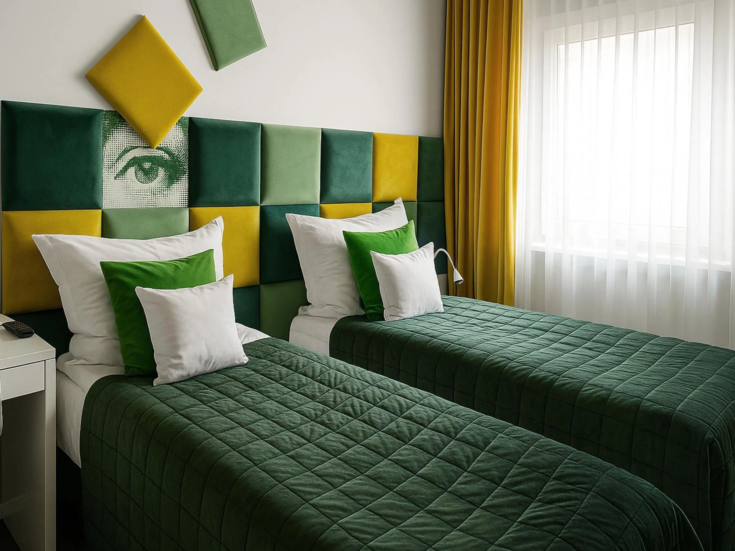 Bed in Hotel Ratuszowy