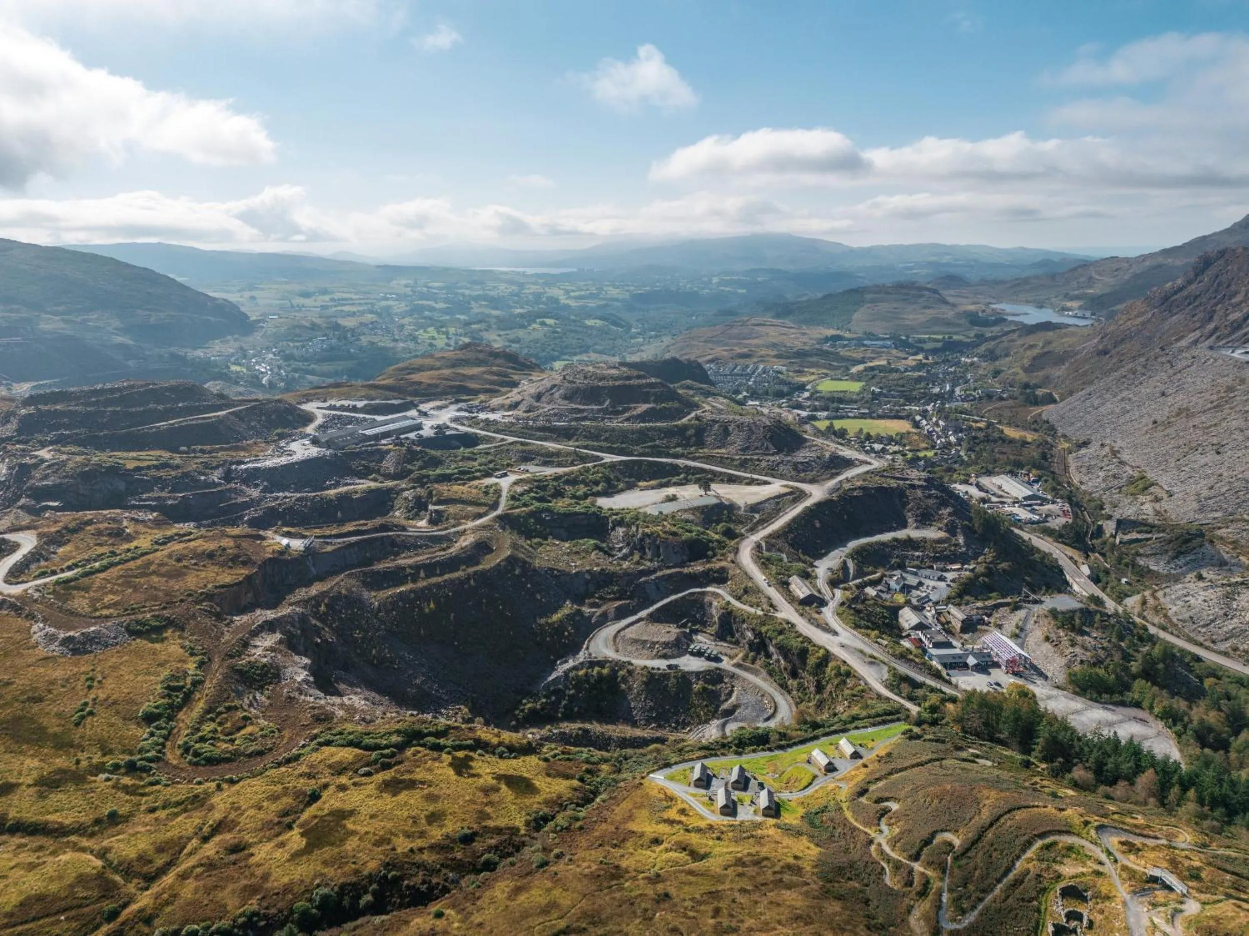 Natural landscape in Plas Weunydd