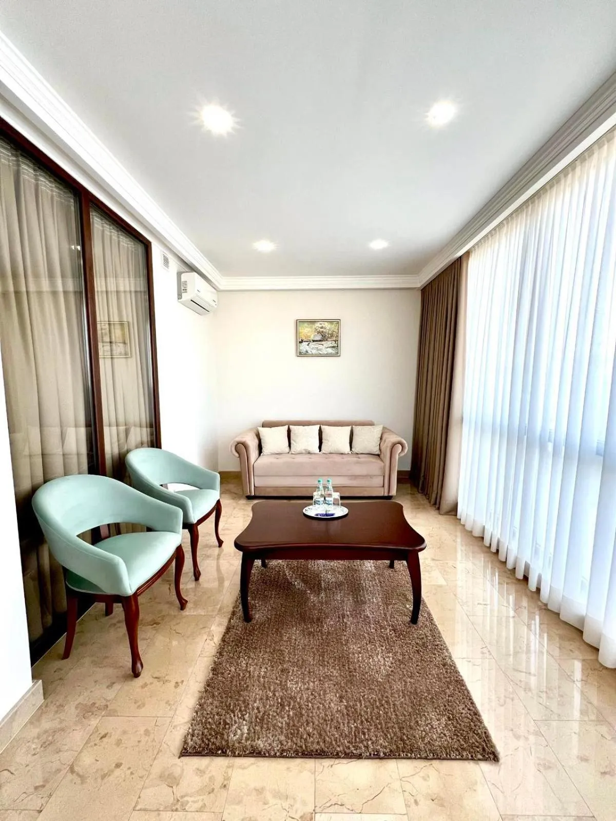 Seating area in Ambassador Hotel