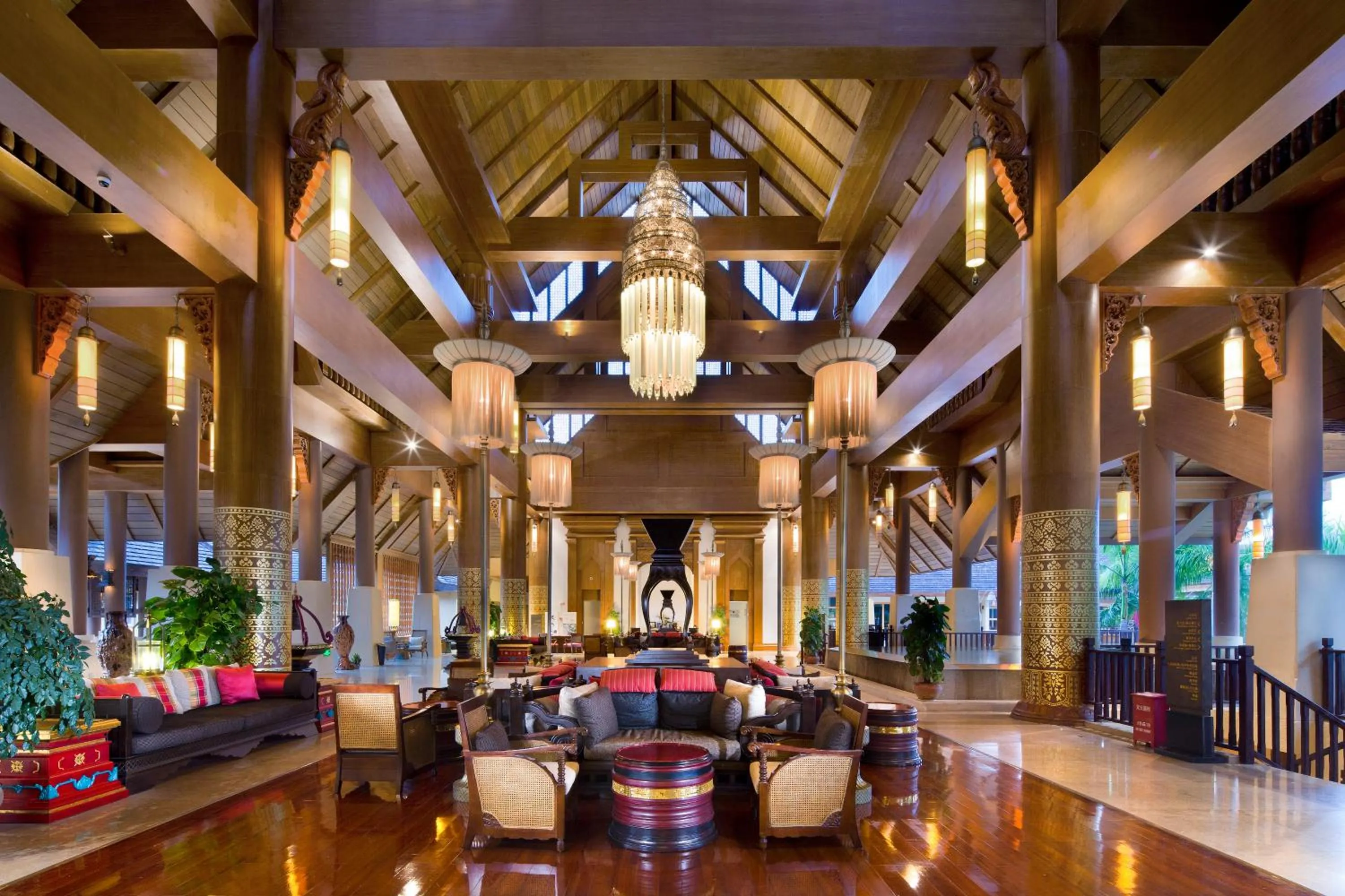 Lobby or reception in Anantara Xishuangbanna Resort