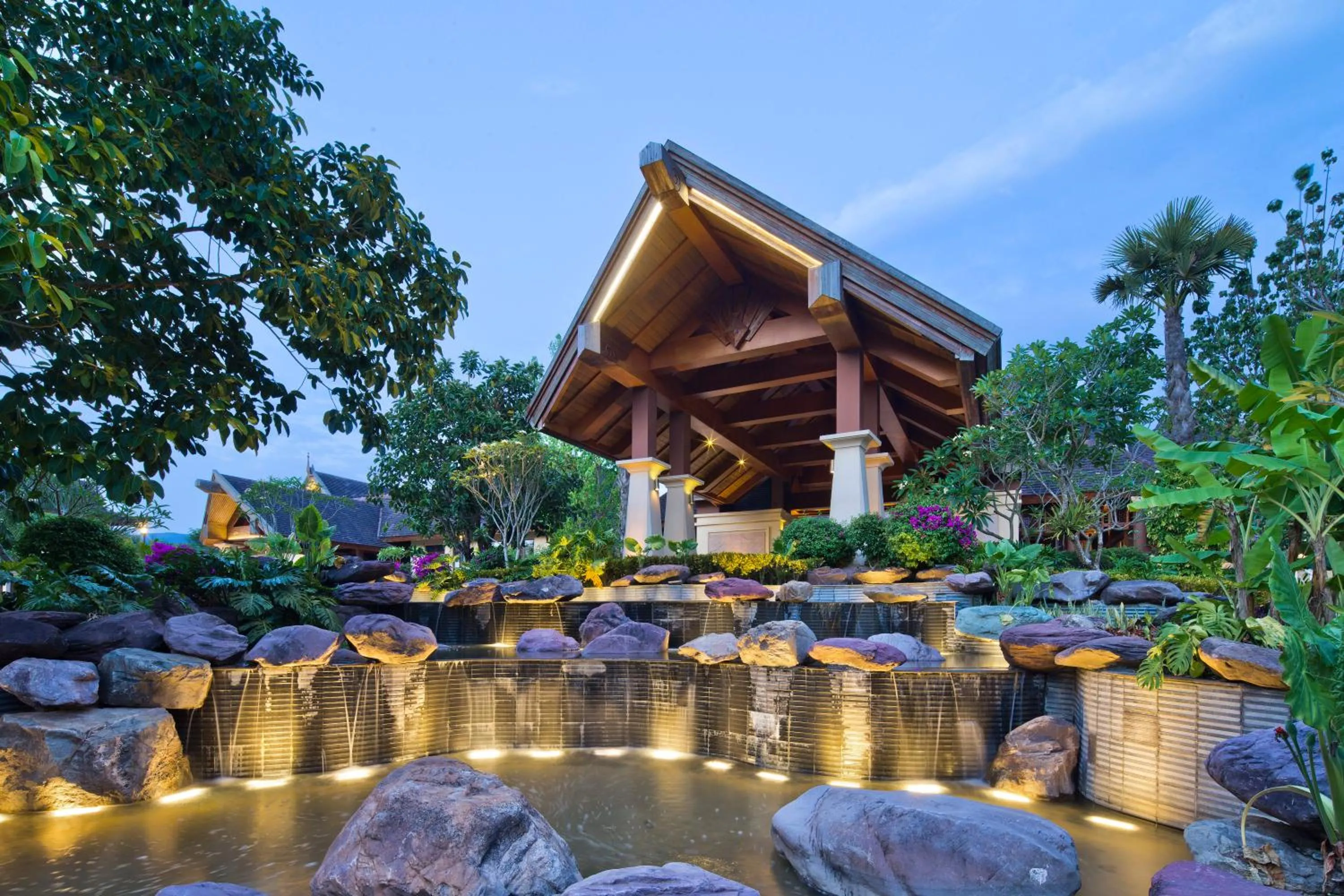 Property building in Anantara Xishuangbanna Resort