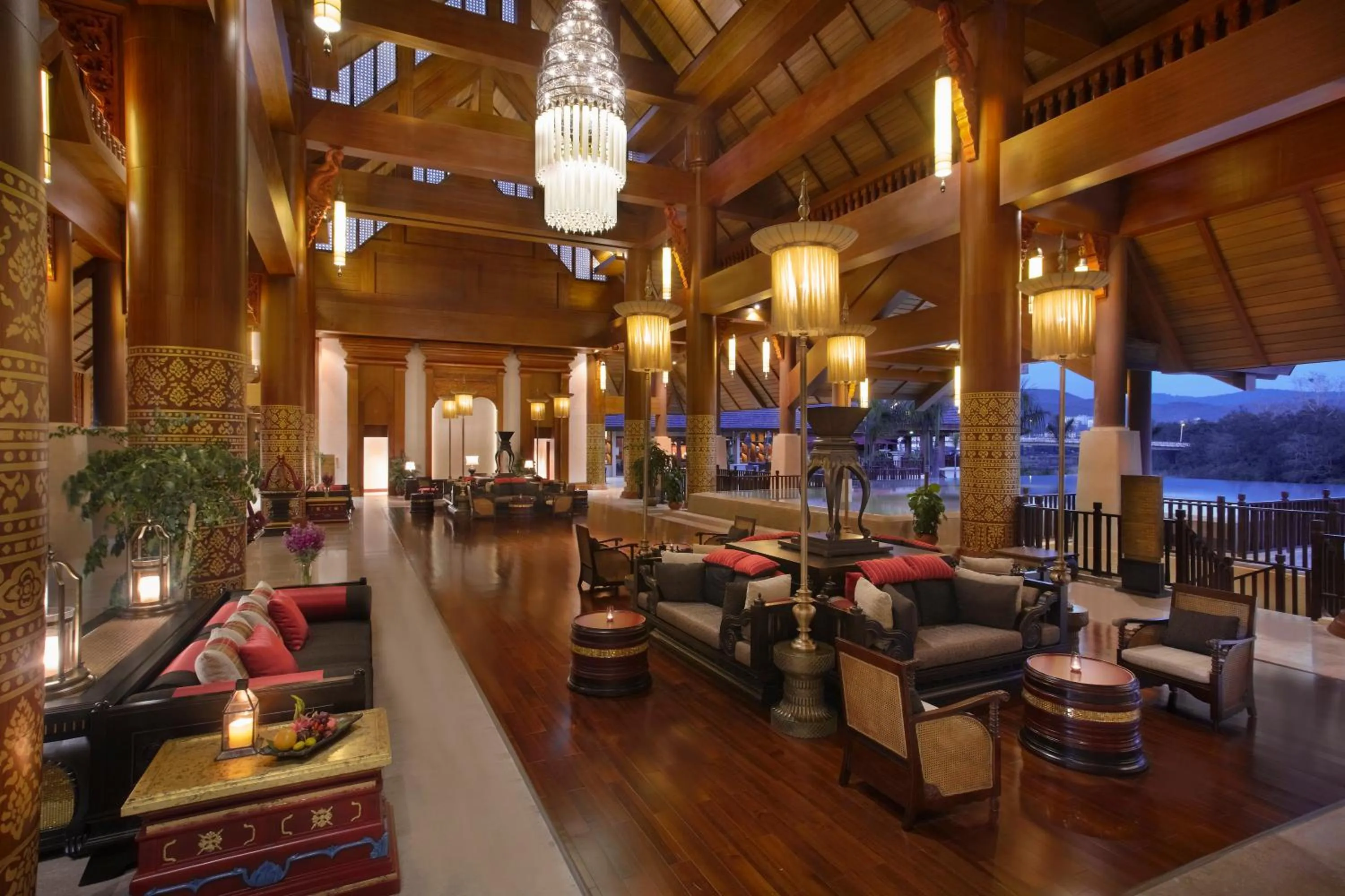Lobby or reception in Anantara Xishuangbanna Resort