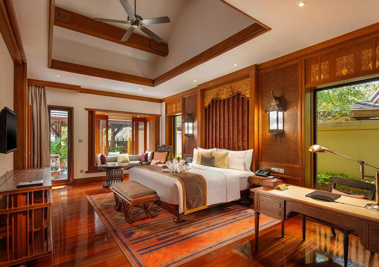 Bedroom in Anantara Xishuangbanna Resort