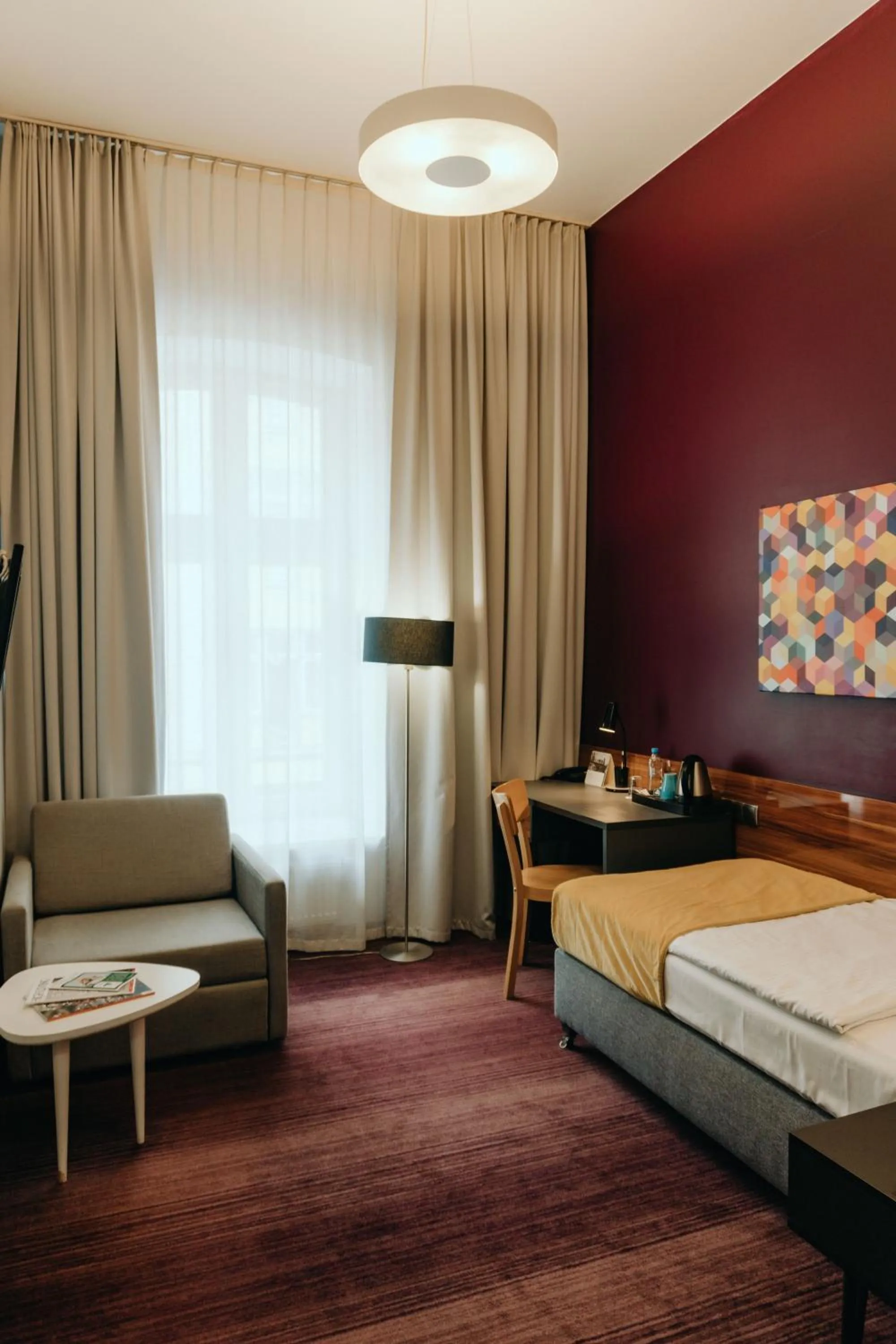 Bed in Arche Hotel Tobaco Łódź