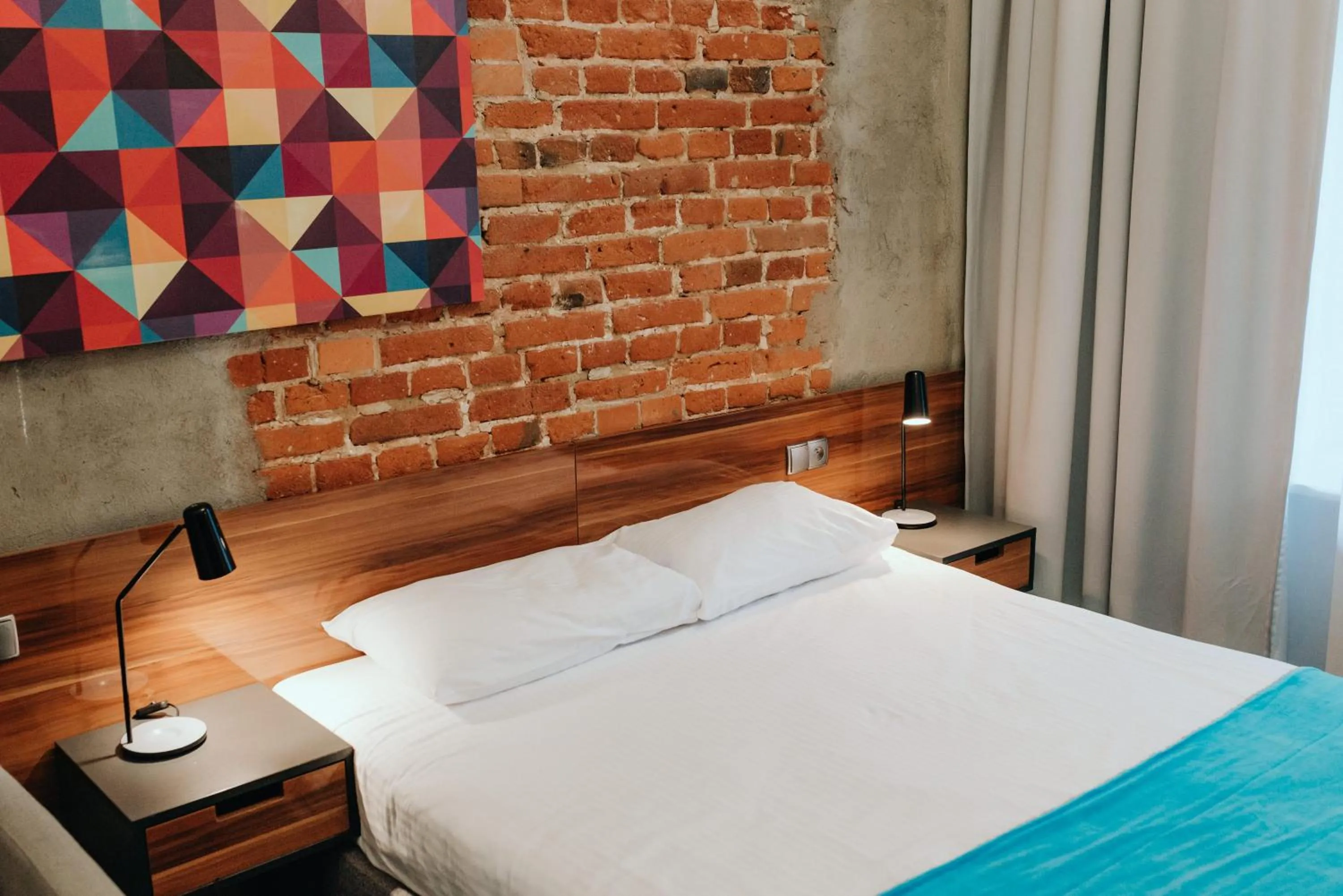 Bed in Arche Hotel Tobaco Łódź