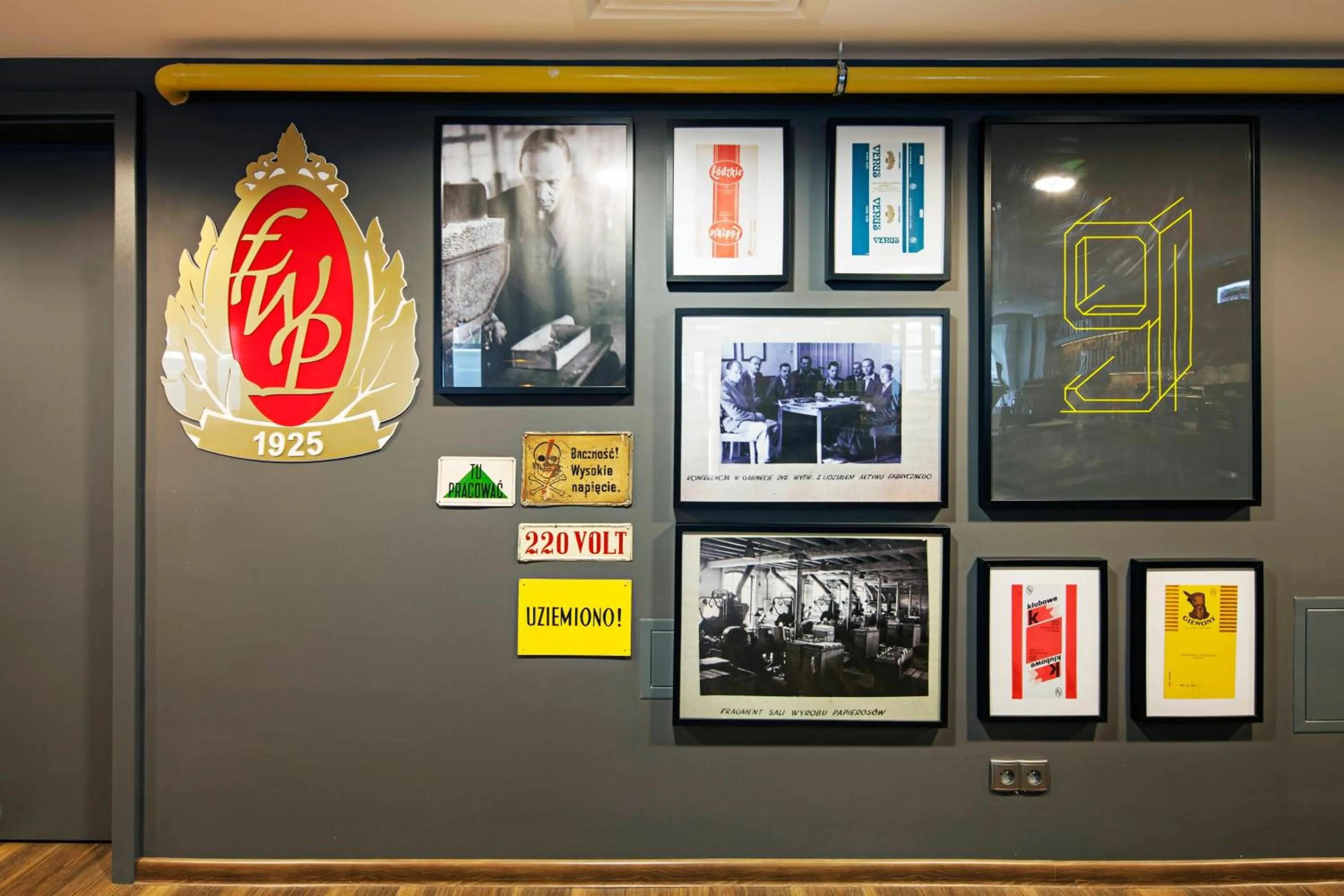 Decorative detail in Arche Hotel Tobaco Łódź