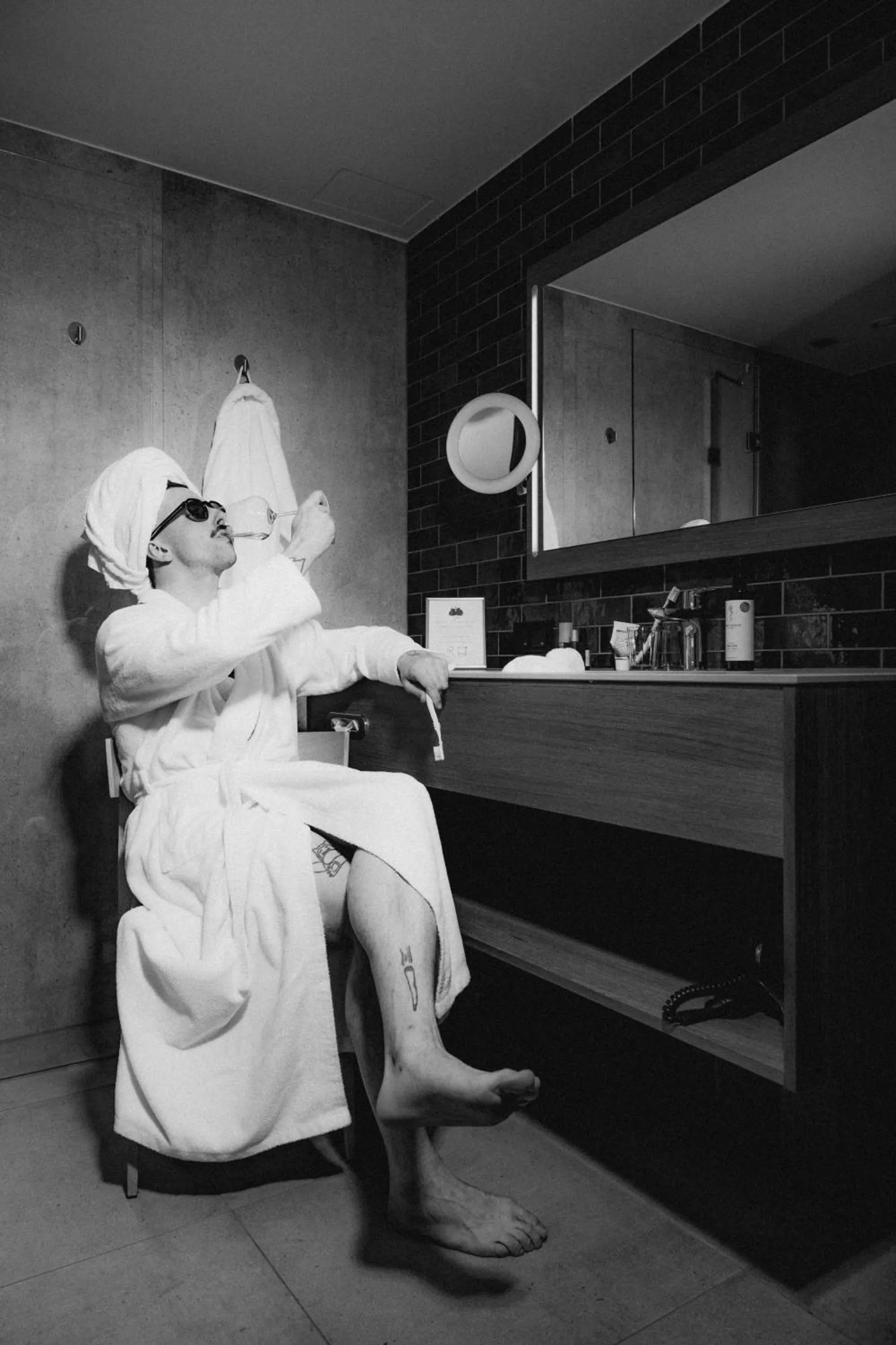 Bathroom, Bed in zumOXN