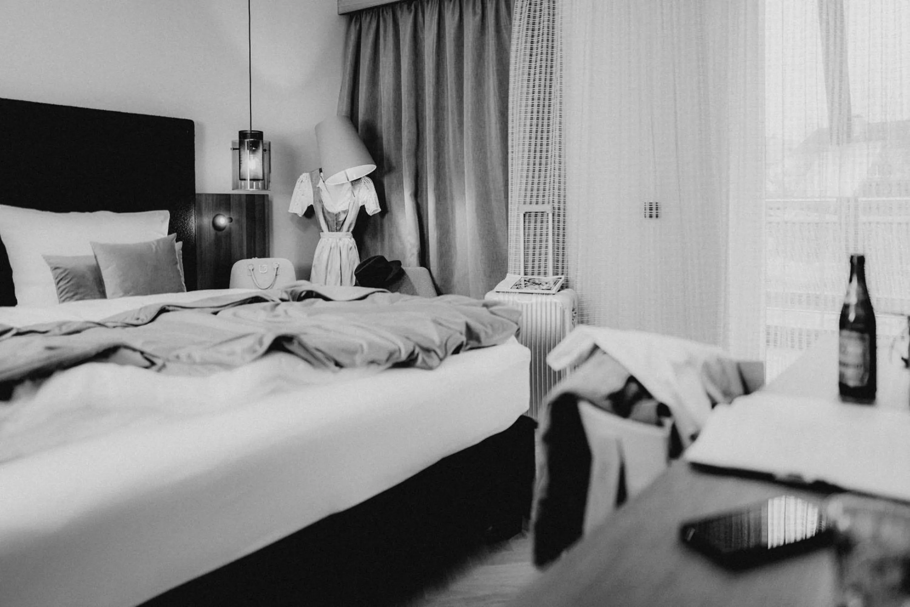 Bedroom, Bed in zumOXN