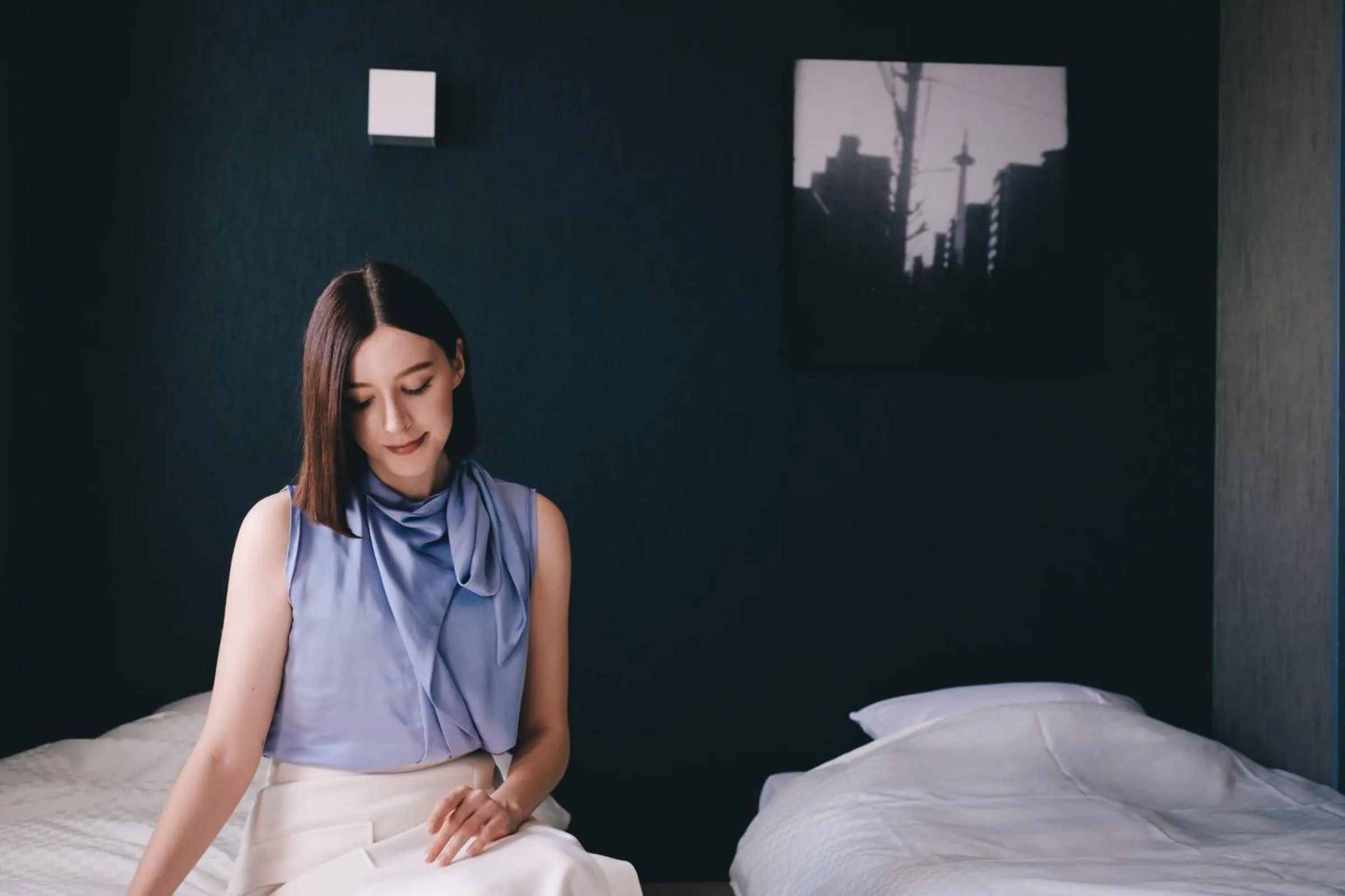 People, Bed in EN HOTEL Kyoto
