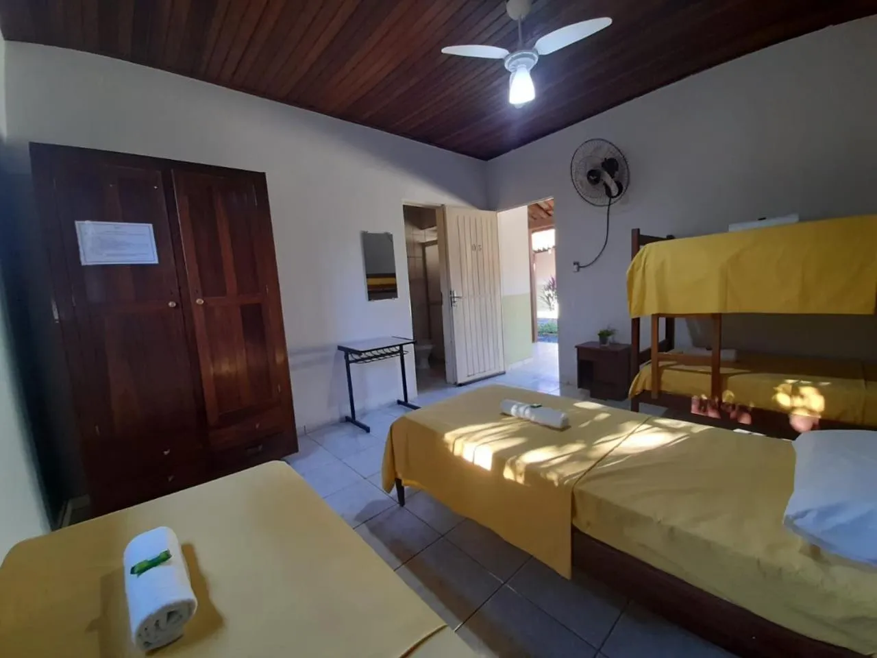 Bed in Pousada Meribá