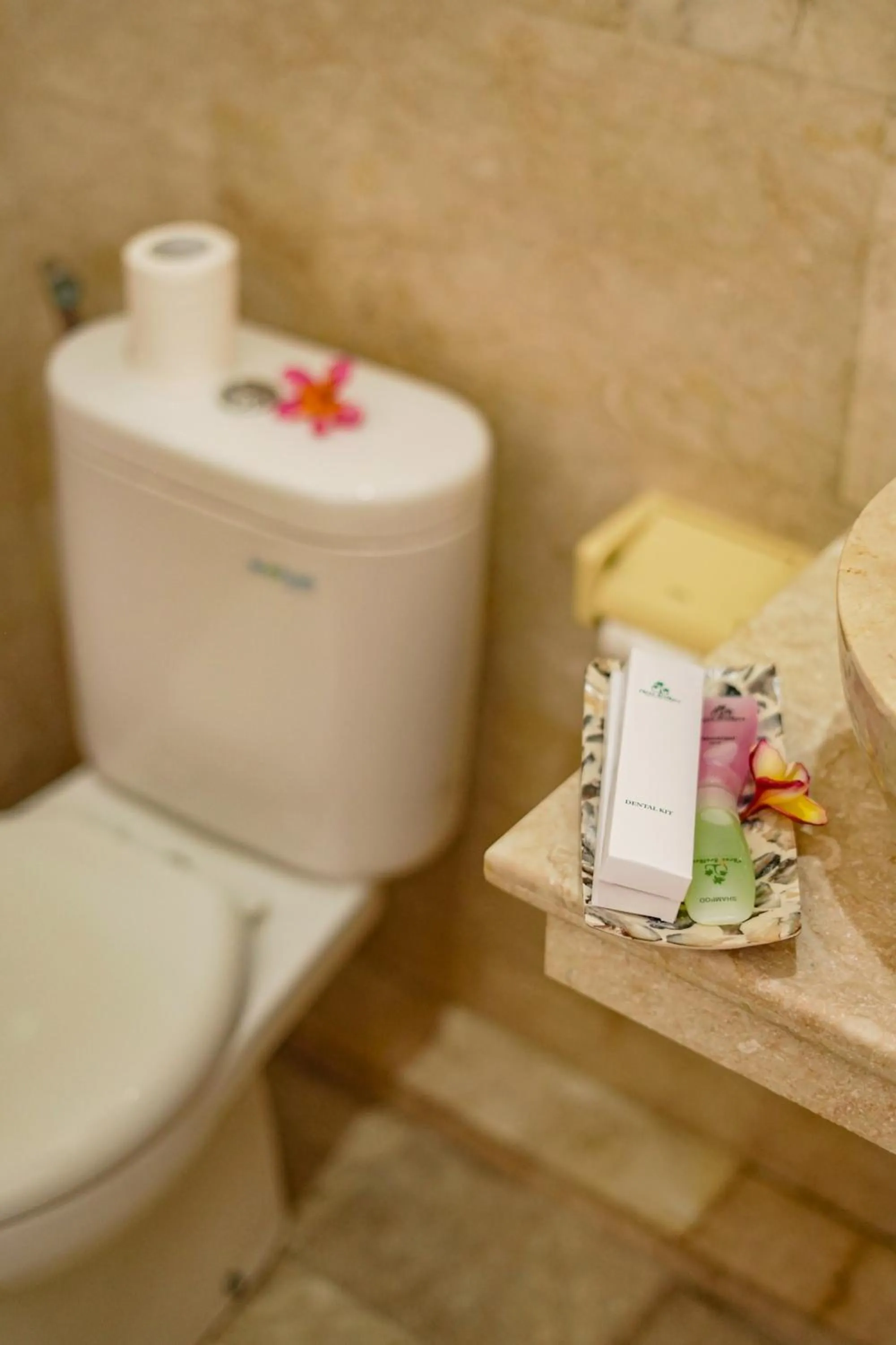 Toilet in Three Brothers Bali Legian Bungalows & Villas