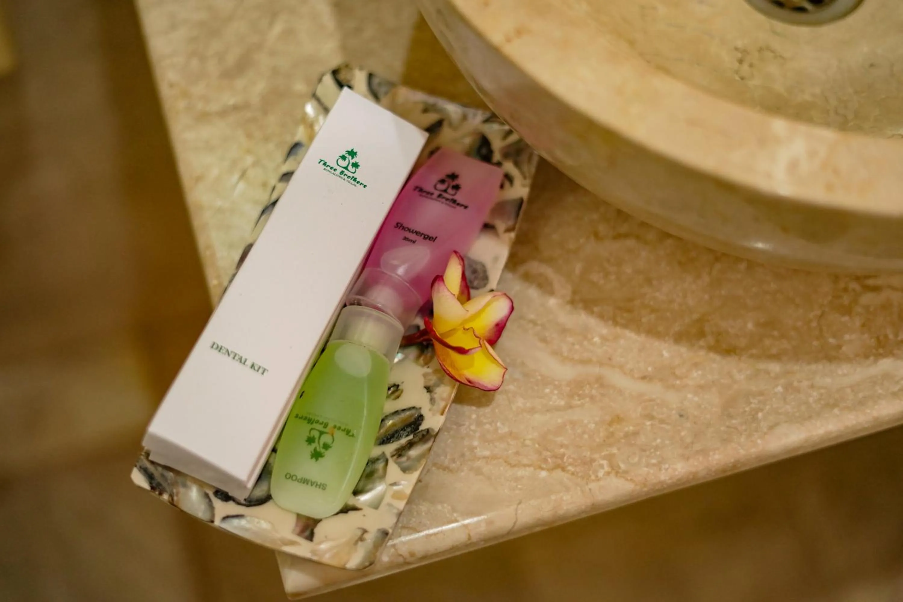 Bathroom in Three Brothers Bali Legian Bungalows & Villas